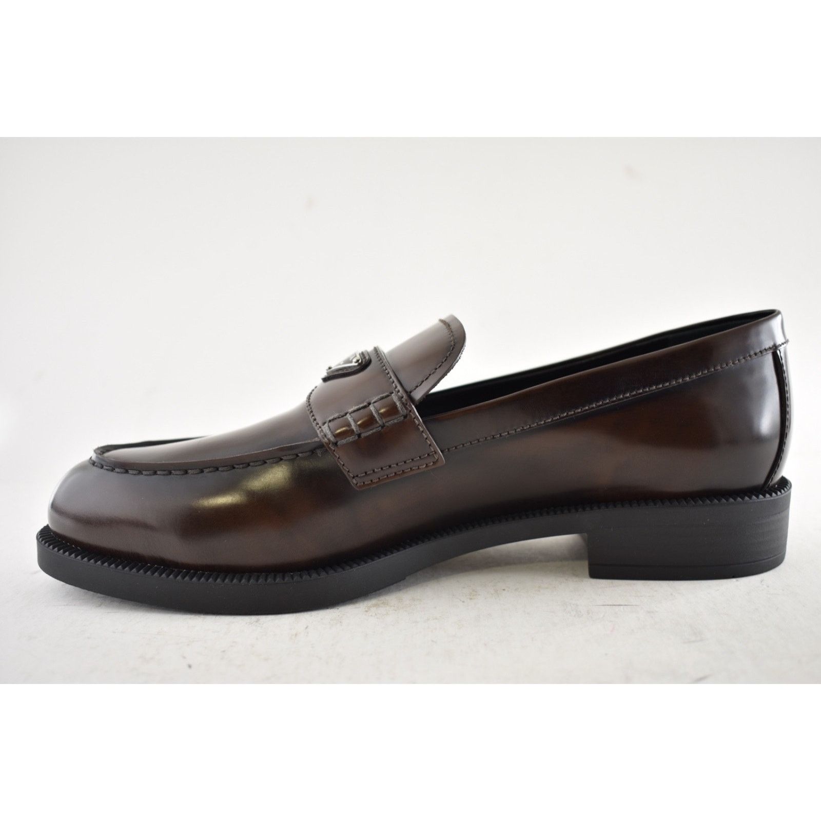 Prada Prada Bruciato Brown Calfskin Leather Loafer Creeper Size US 11.5 / IT 41.5 - 14 Thumbnail