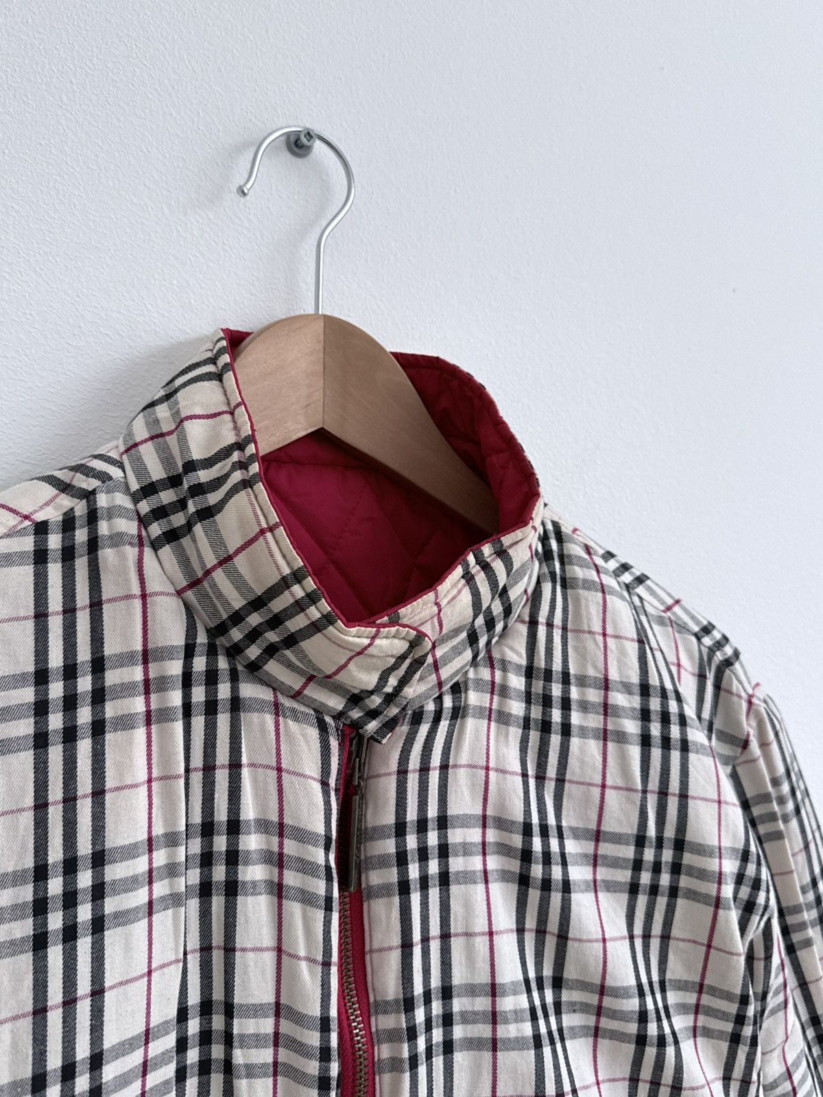 Burberry Vintage Burberry Quilted Nova Check Reversible Jacket Size XL / US 12-14 / IT 48-50 - 6 Thumbnail