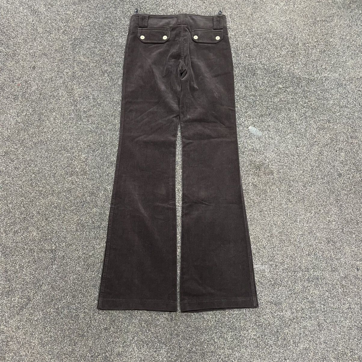 Vintage Vintage Y2K Flared Wide Leg Corduroy Pants Grunge Faded 32 Size 32" / US 10 / IT 46 - 2 Thumbnail