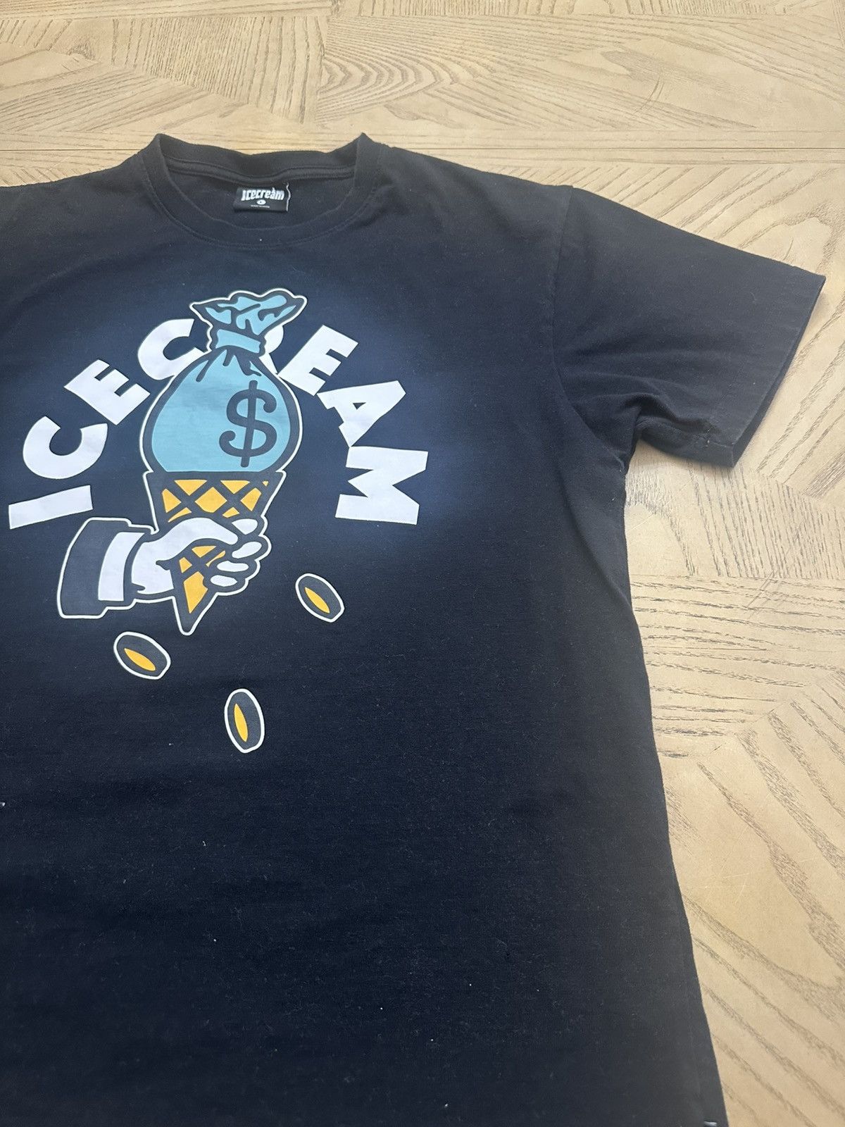 Icecream ICECREAM CASH RULES TEE - BLACK Size large Size US L / EU 52-54 / 3 - 5 Thumbnail