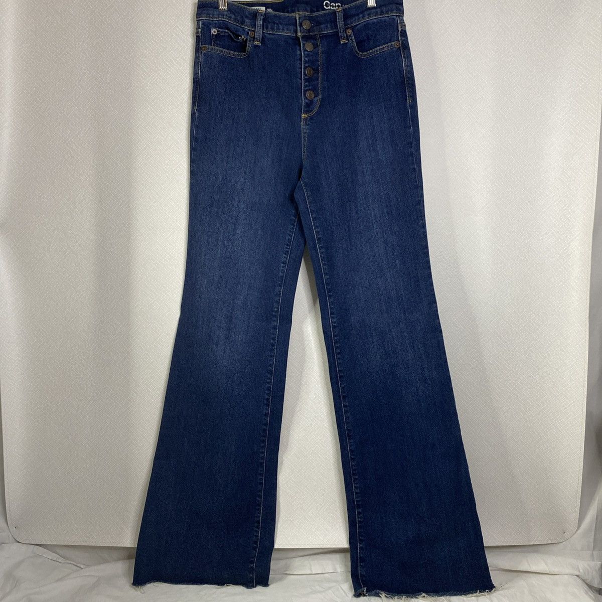 Gap Gap Authentic Flare High Rise Dark Women's Jeans Sz 30R NWT Size 30" / US 8 / IT 44 - 4 Thumbnail