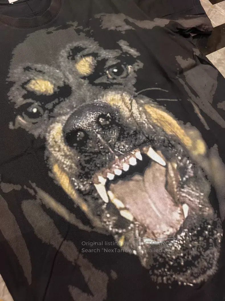 Givenchy Givenchy Classic Rottweiler dog head short-sleeve T-shirt Size US XXS / EU 40 - 4 Thumbnail