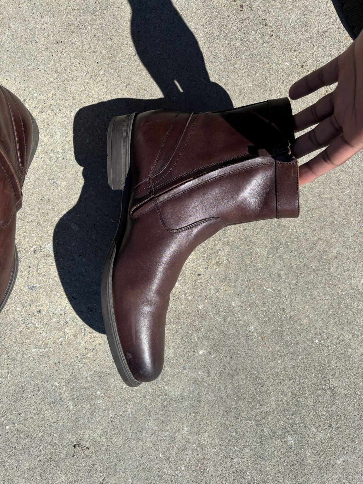Florsheim Florsheim Men’s Brown Leather Boots 10EEE Size US 10 / EU 43 - 5 Thumbnail