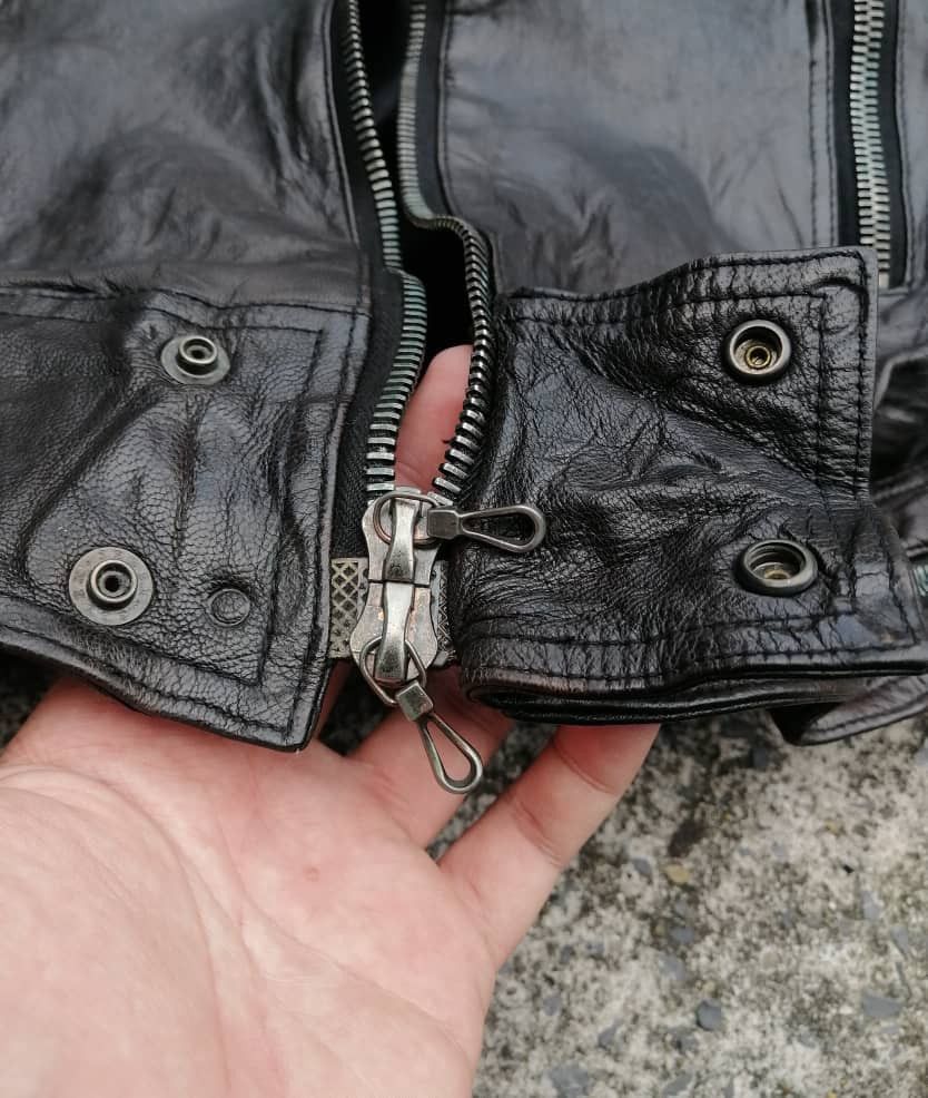 Japanese Brand × Shellac Shellac Made In Japan Bikers / Punk Style Leather Jacket Size US S / EU 44-46 / 1 - 17 Thumbnail
