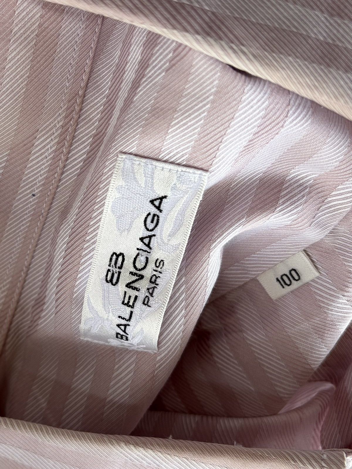 Balenciaga Balenciaga double layered vintage shirt button Size US L / EU 52-54 / 3 - 7 Thumbnail