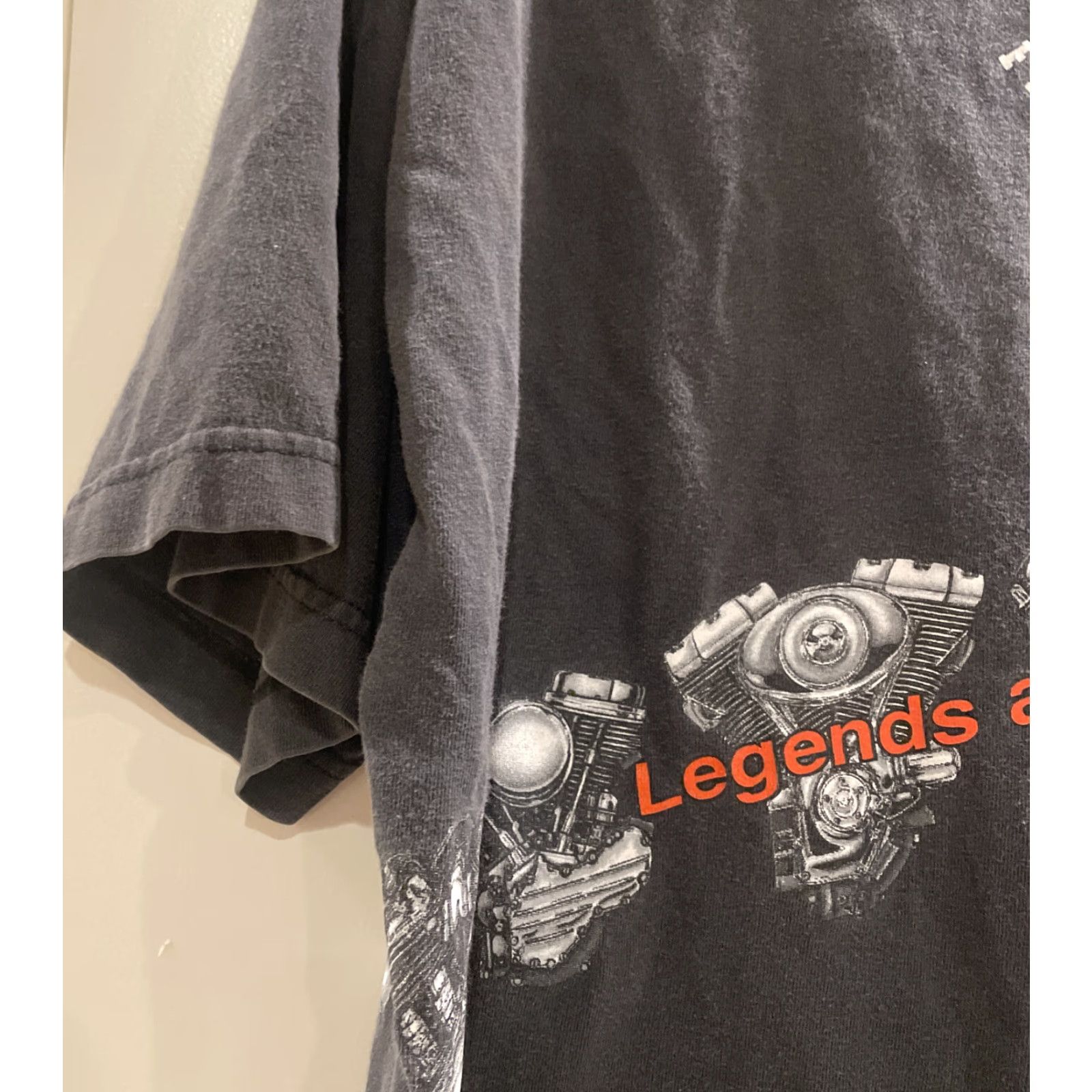 Harley Davidson VINTAGE Harley-Davidson T-Shirt Men’s Large Black Crew Neck Short Sleeve Size L Graphic Print Size US L / EU 52-54 / 3 - 6 Thumbnail