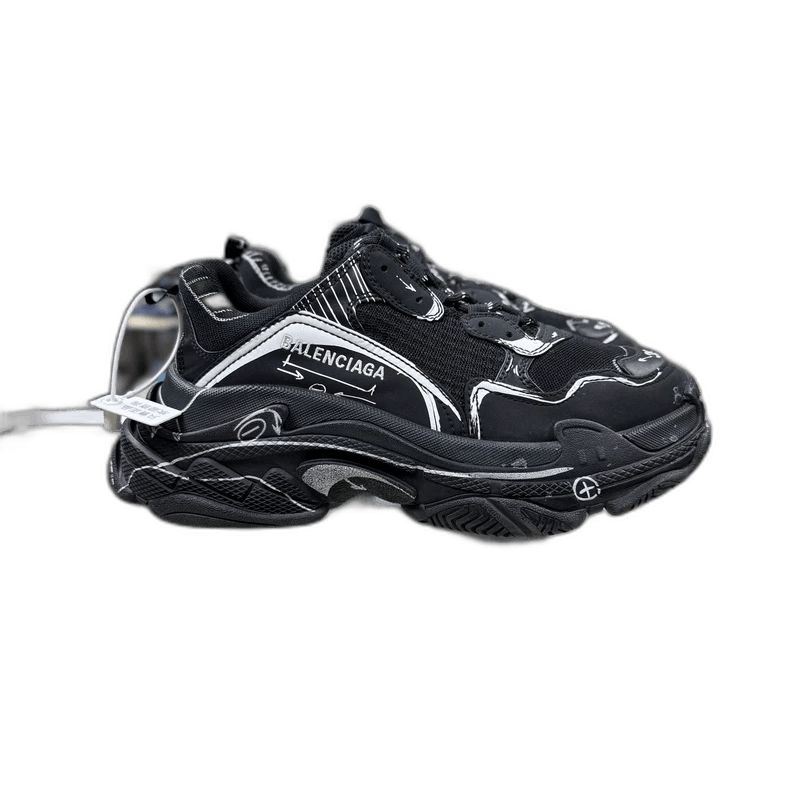Balenciaga Balenciaga Triple Sneakers in Black Color Size US 7 / IT 37 - 1 Thumbnail