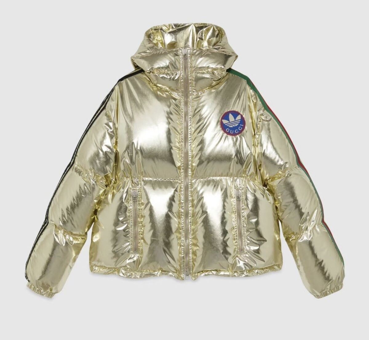 Adidas × Gucci 🔥$4.5K VALUE🔥 Gucci x Adidas Laminated Padded Puffer Jacket Size US L / EU 52-54 / 3 - 1 Thumbnail