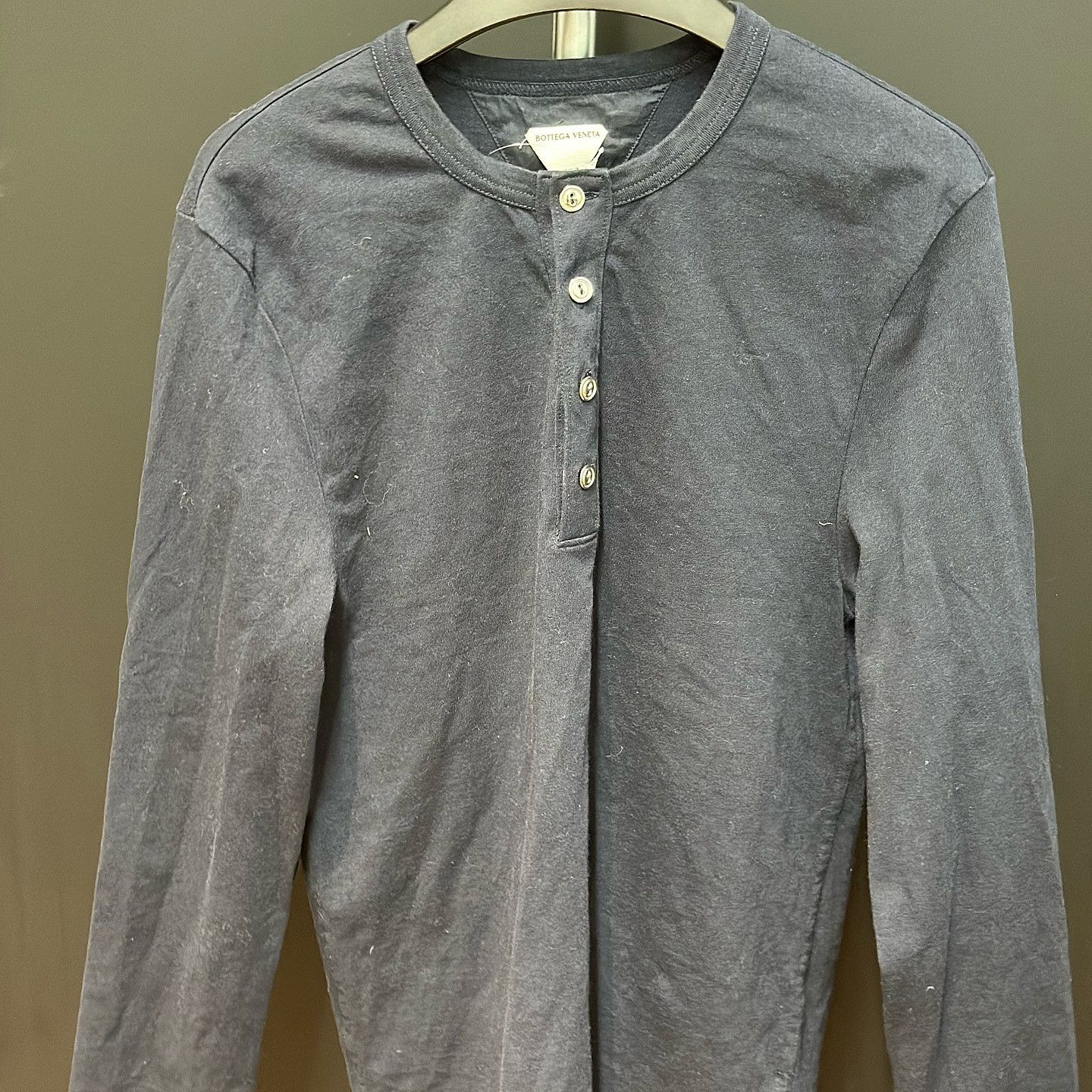 Bottega Veneta Bottega Veneta Henley Long Sleeve T-Shirt Size XS Size US XS / EU 42 / 0 - 1 Thumbnail
