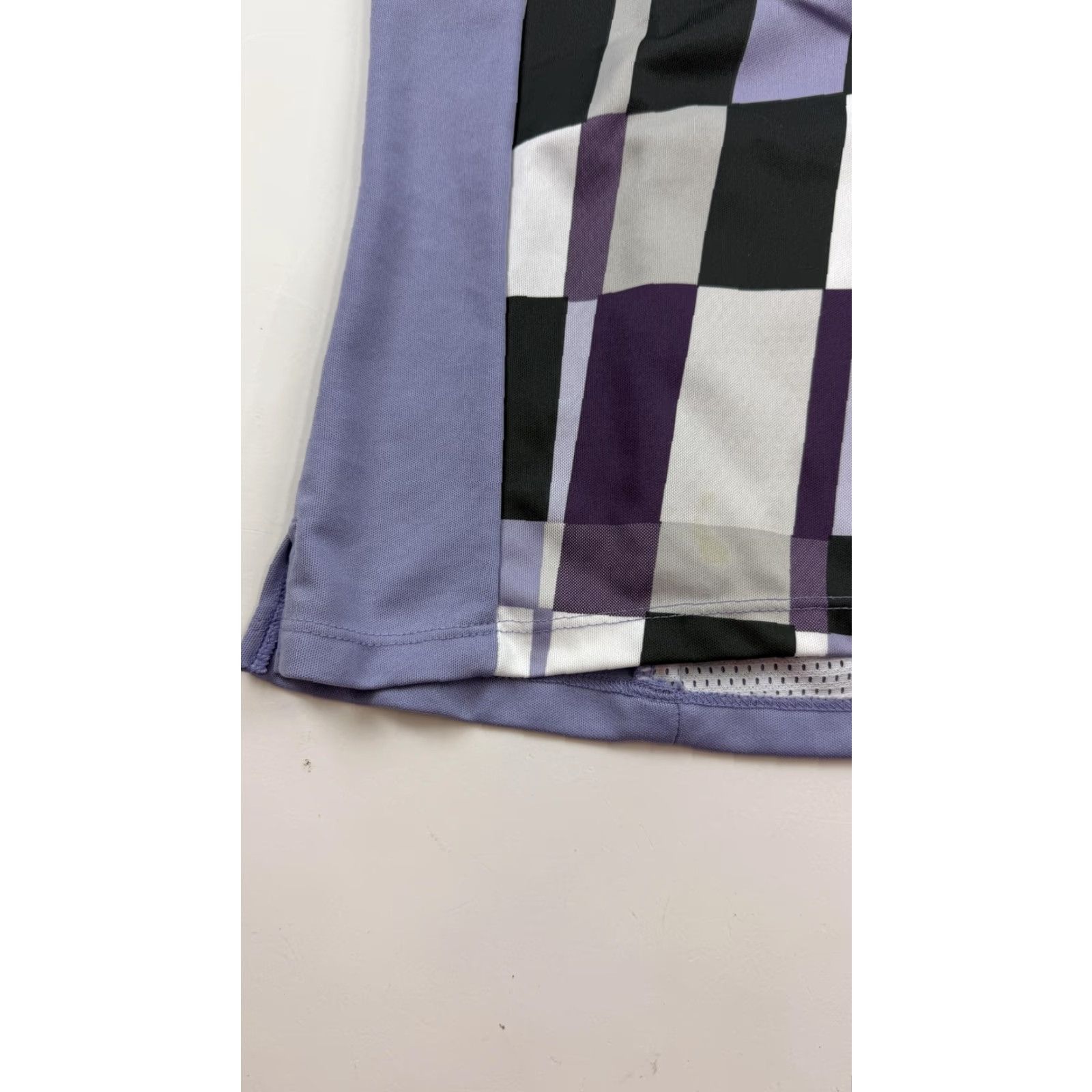 Vintage Sugoi Cycling Jersey Womens M Purple Black Geometric Short Sleeve 1/4 Zip Size M / US 6-8 / IT 42-44 - 2 Thumbnail