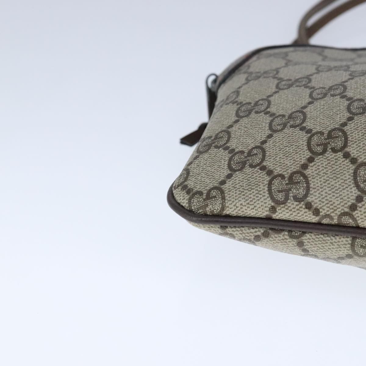 Gucci GUCCI GG Supreme Web Sherry Line Shoulder Bag Pvc Beige 904 Size ONE SIZE - 10 Thumbnail