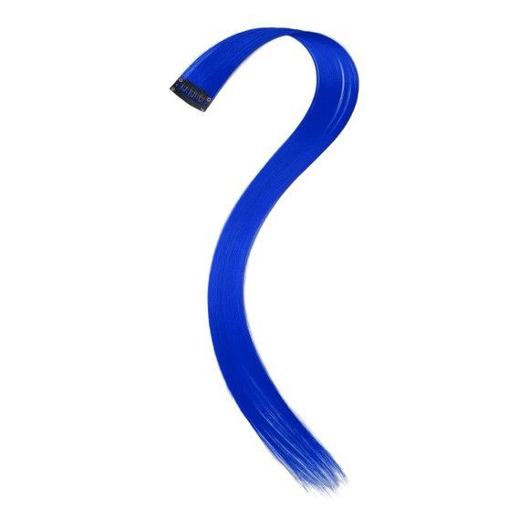 Other 5 Pcs 20 Inches Royal Blue Synthetic Hair Extensions Size ONE SIZE - 2 Thumbnail