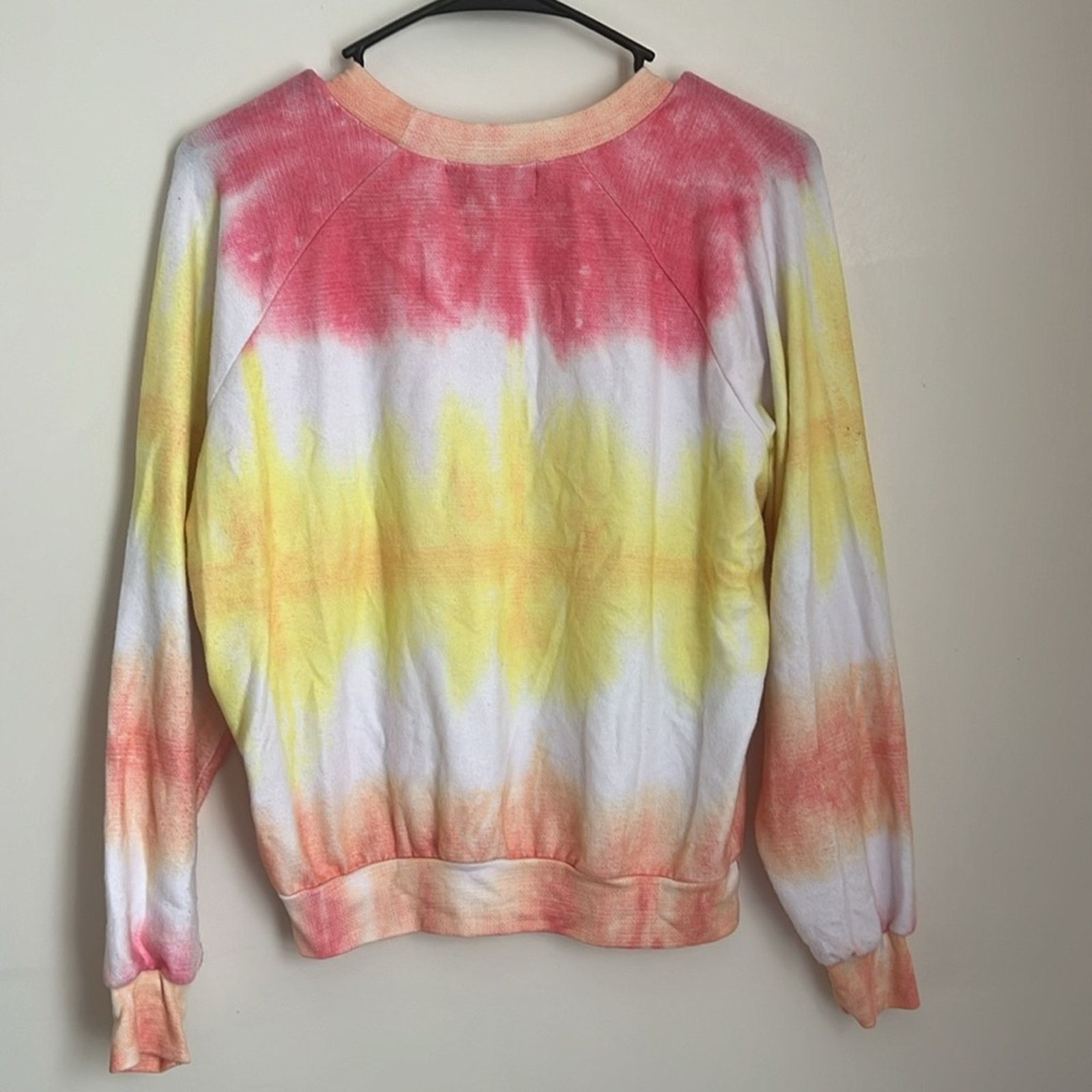 Wildfox Wildfox Sorbet Tie-Dye Lightweight Crewneck Sweatshirt Size S / US 4 / IT 40 - 4 Thumbnail