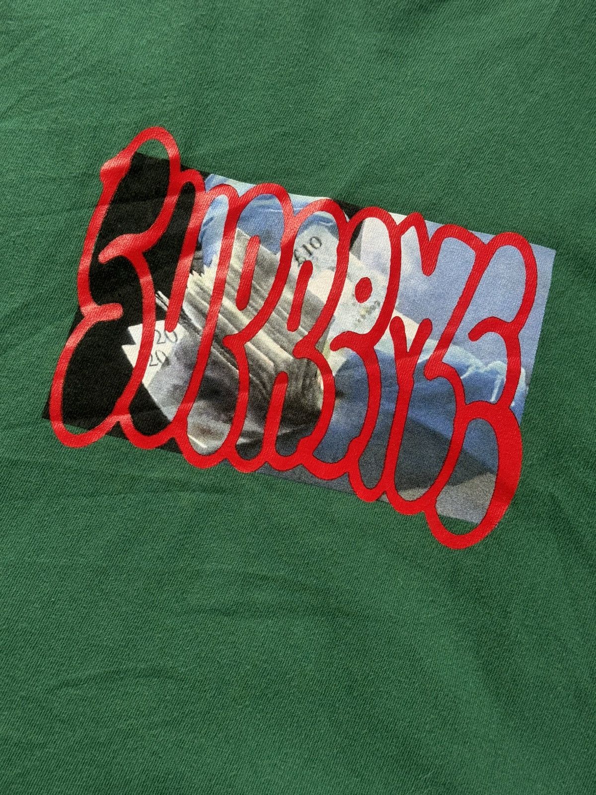 Supreme 2020 Supreme Payment tee green Size US L / EU 52-54 / 3 - 5 Thumbnail