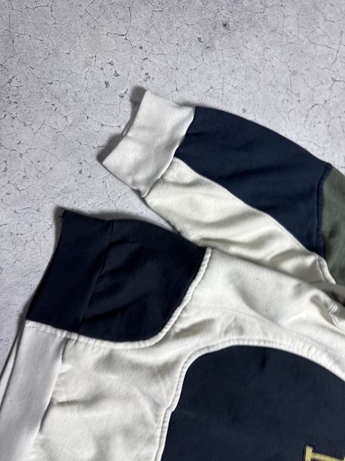 Nike Nike Vintage 90’s Sweatshirt Big Swoosh Logo Drill Y2K Size US XL / EU 56 / 4 - 2 Thumbnail