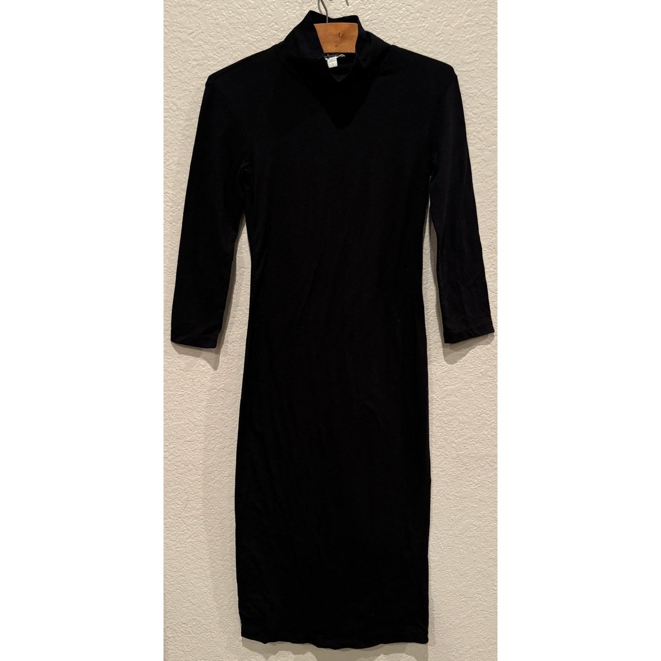 James Perse James Perse Turtleneck Long Sleeve Dress Size 1 Size S / US 4 / IT 40 - 7 Thumbnail