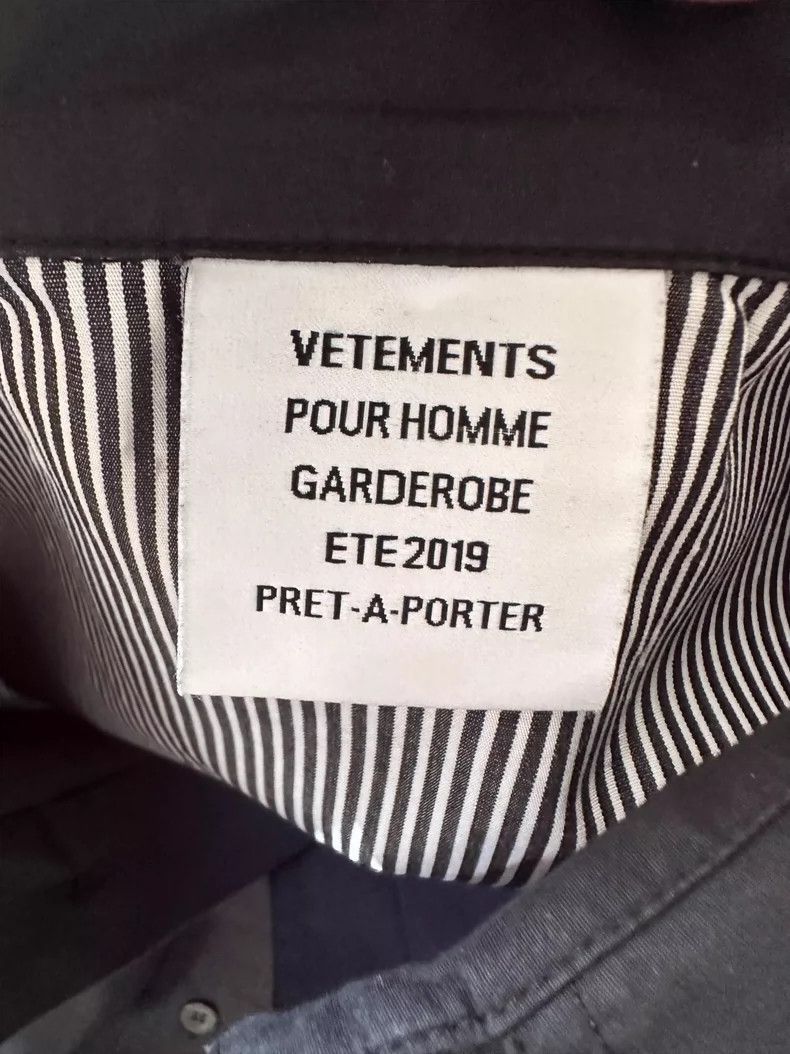 Vetements Vetements 18FW Soviet Double Layer Shirt Size US M / EU 48-50 / 2 - 5 Thumbnail