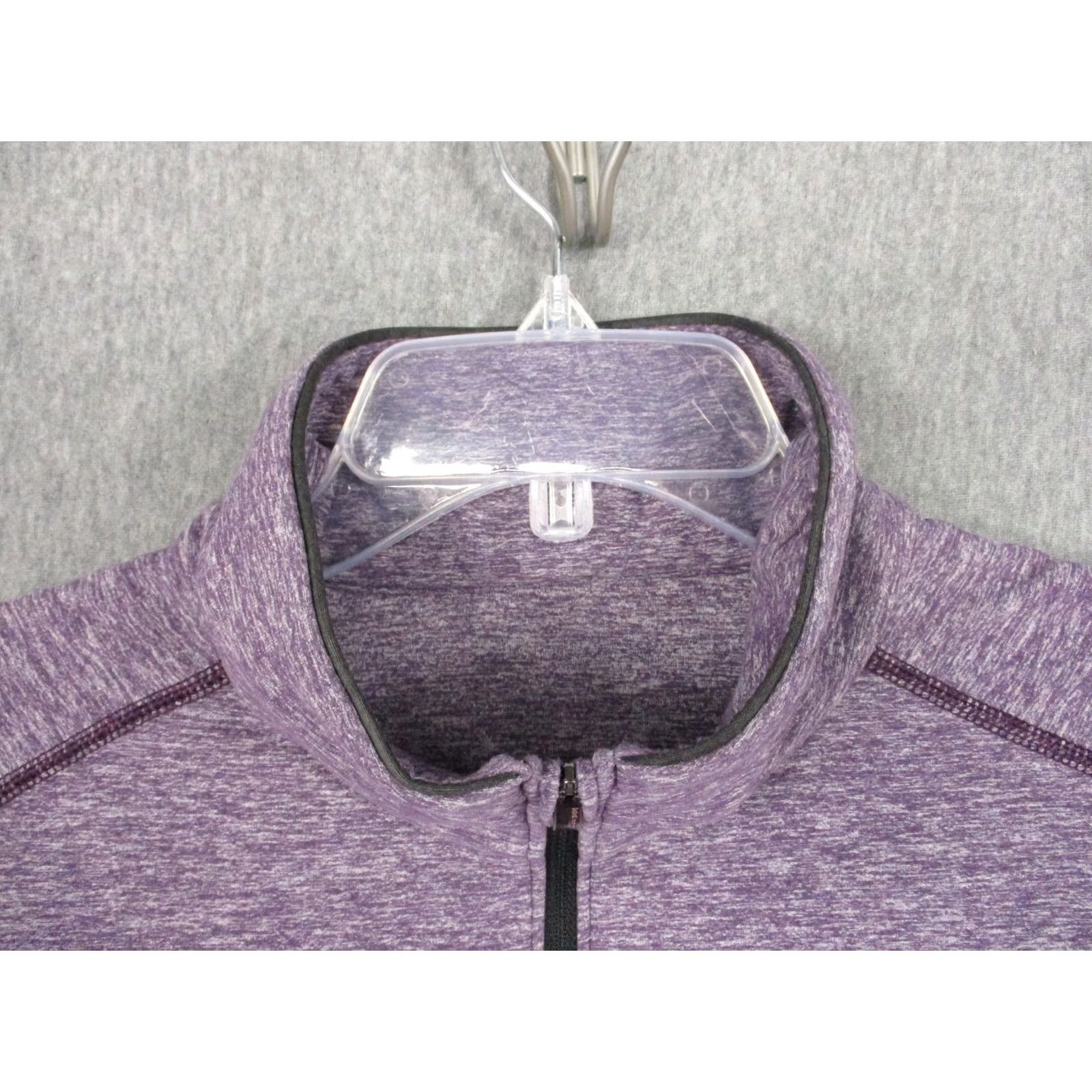 Lululemon Lululemon Shirt Womens Large Purple 1/4 Zip Thumbholes Zip Pocket Running Top Size L / US 10 / IT 46 - 4 Thumbnail