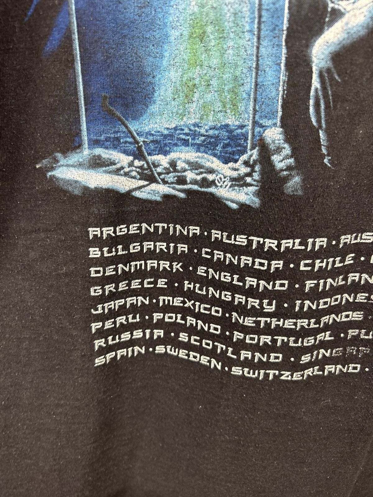 Iron Maiden Vintage 00s Iron Maiden The Final Frontier Tour 2010-11 Tee Size US XXL / EU 58 / 5 - 23 Thumbnail