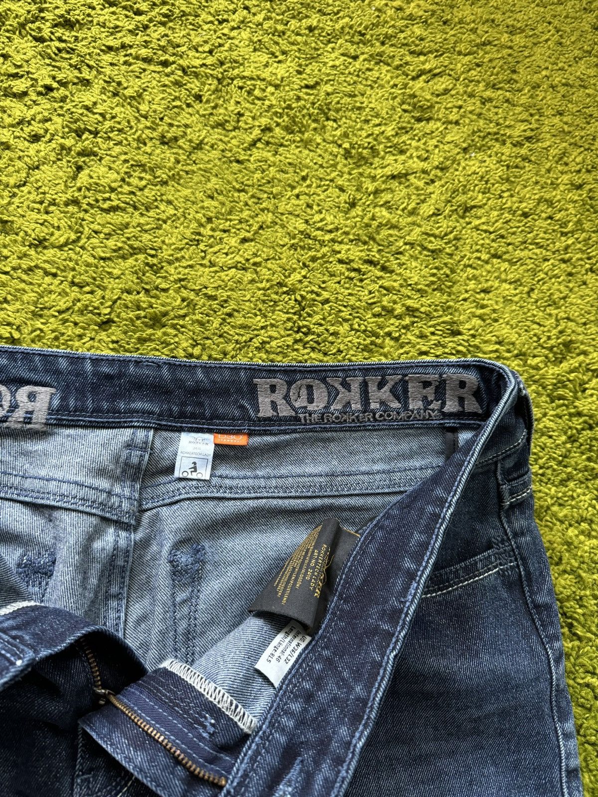 Designer × THE ROKKER COMPANY Rokker company denim pants jeans Size 32" / US 10 / IT 46 - 5 Thumbnail