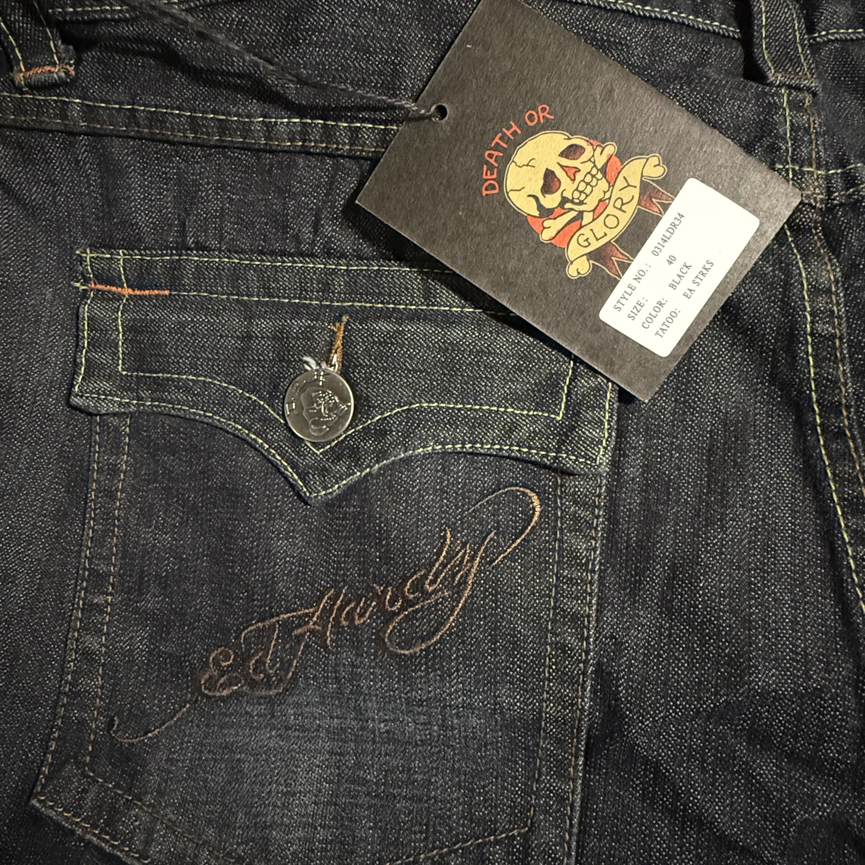Ed Hardy Ed Hardy Y2K Vintage Jeans NEW 40x34 Size US 40 / EU 56 - 7 Thumbnail