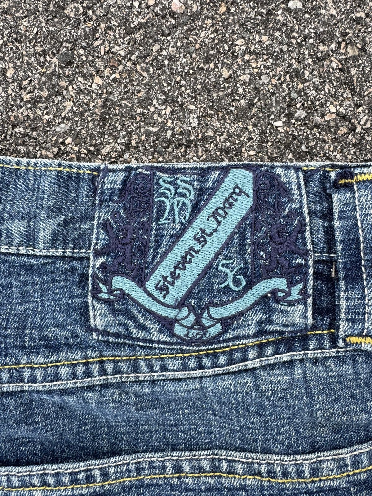Southpole × Vintage Vintage Steven St. Marq Baggy Shorts Y2K Size US 38 / EU 54 - 7 Thumbnail