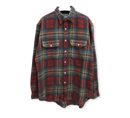 Beams Plus Japanese Brand Beams japan Plaid Tartan Flannel Shirt Size US M / EU 48-50 / 2 - 1 Thumbnail