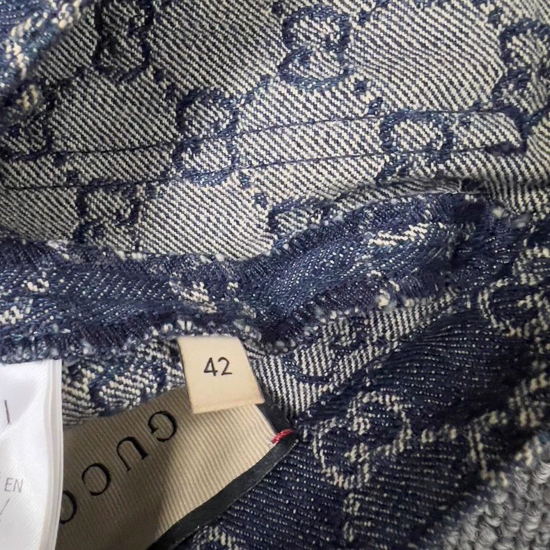 Gucci Gucci Full-print denim shorts 2502-Nextarrow Size US 40 / EU 56 - 5 Thumbnail