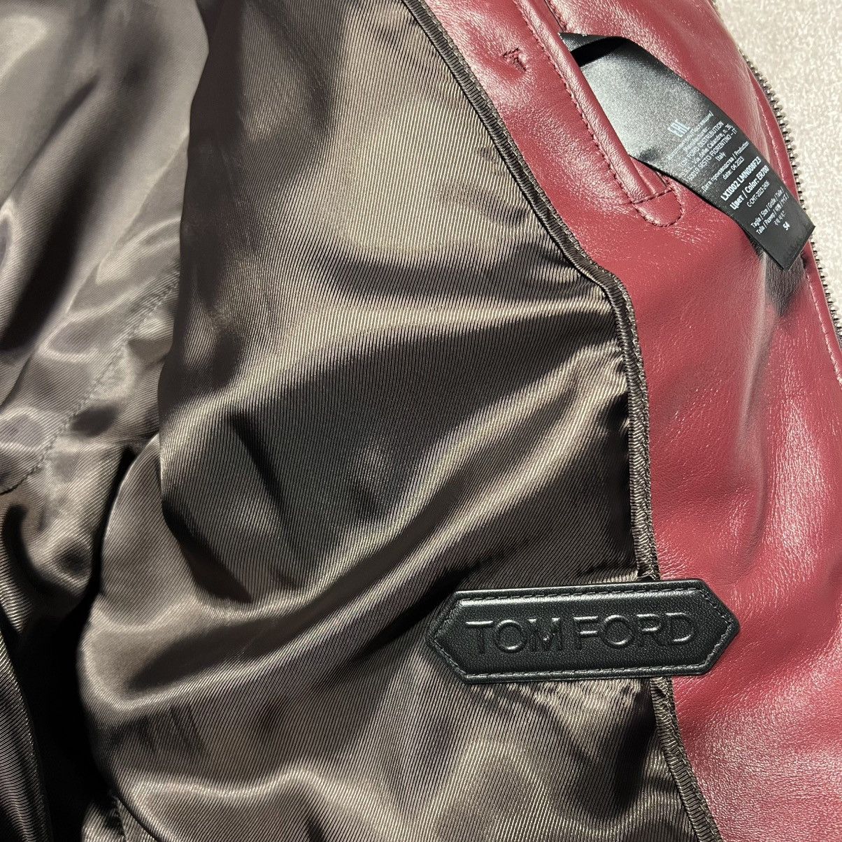 Tom Ford Tom Ford Leather Jacket in Large Size US L / EU 52-54 / 3 - 7 Thumbnail