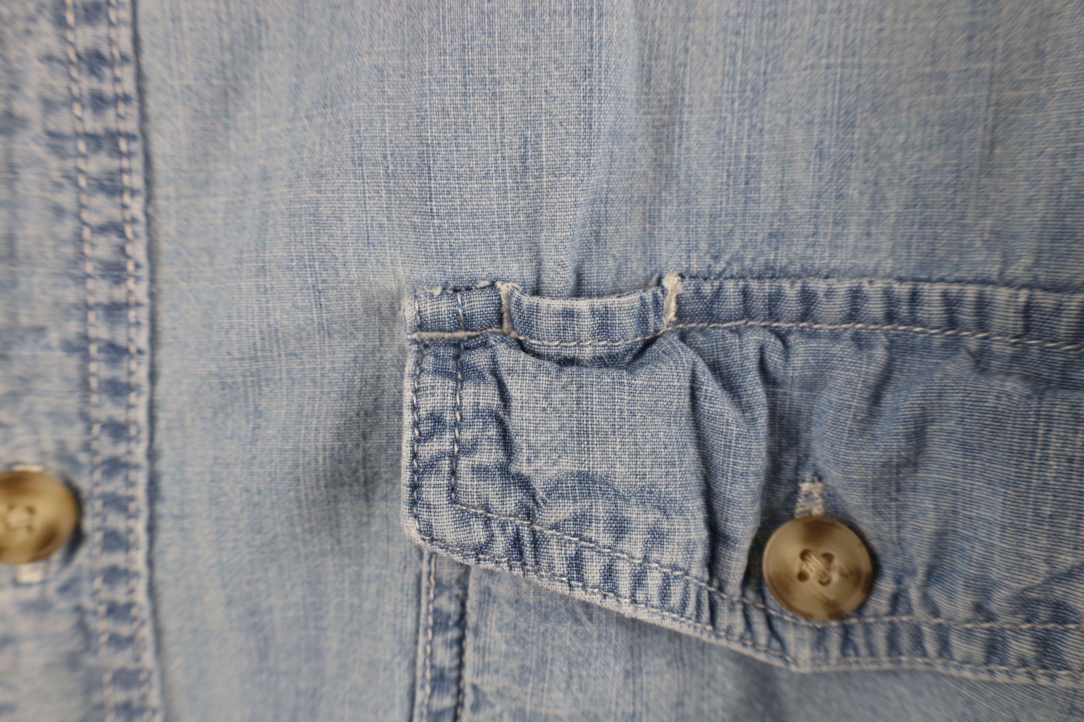 Duluth Trading Company × Vintage Duluth Trading Co Jean Short Sleeve Button Down Shirt Blue Size US XXL / EU 58 / 5 - 6 Thumbnail