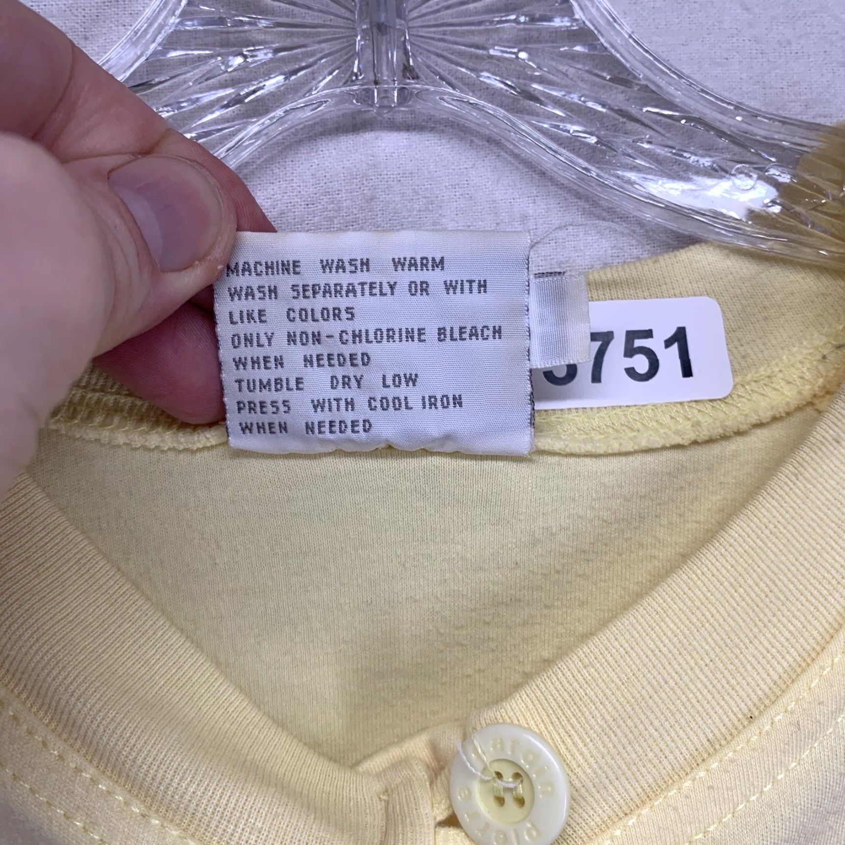 Pierre Cardin VINTAGE Pierre Cardin Womens Medium Polyester Cotton T Shirt Knit Top Yellow Shirt Adult M Yellow Classic Retro 70s 80s 90s Womens Size M / US 6-8 / IT 42-44 - 7 Thumbnail