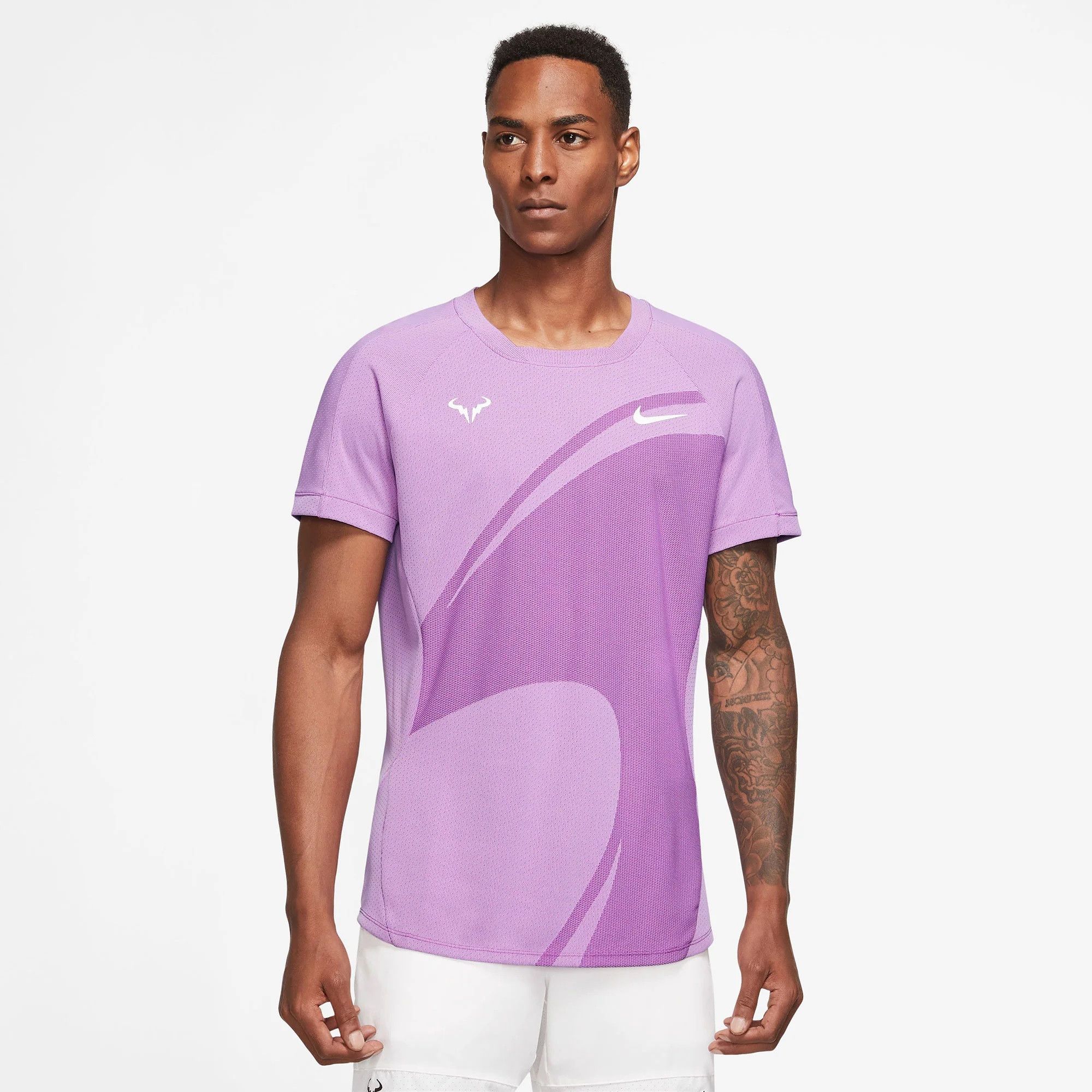 Nike Nike Rafa Nadal 2023 DRI-FIT ADV Tennis Shirt Lavender Size US L / EU 52-54 / 3 - 5 Thumbnail