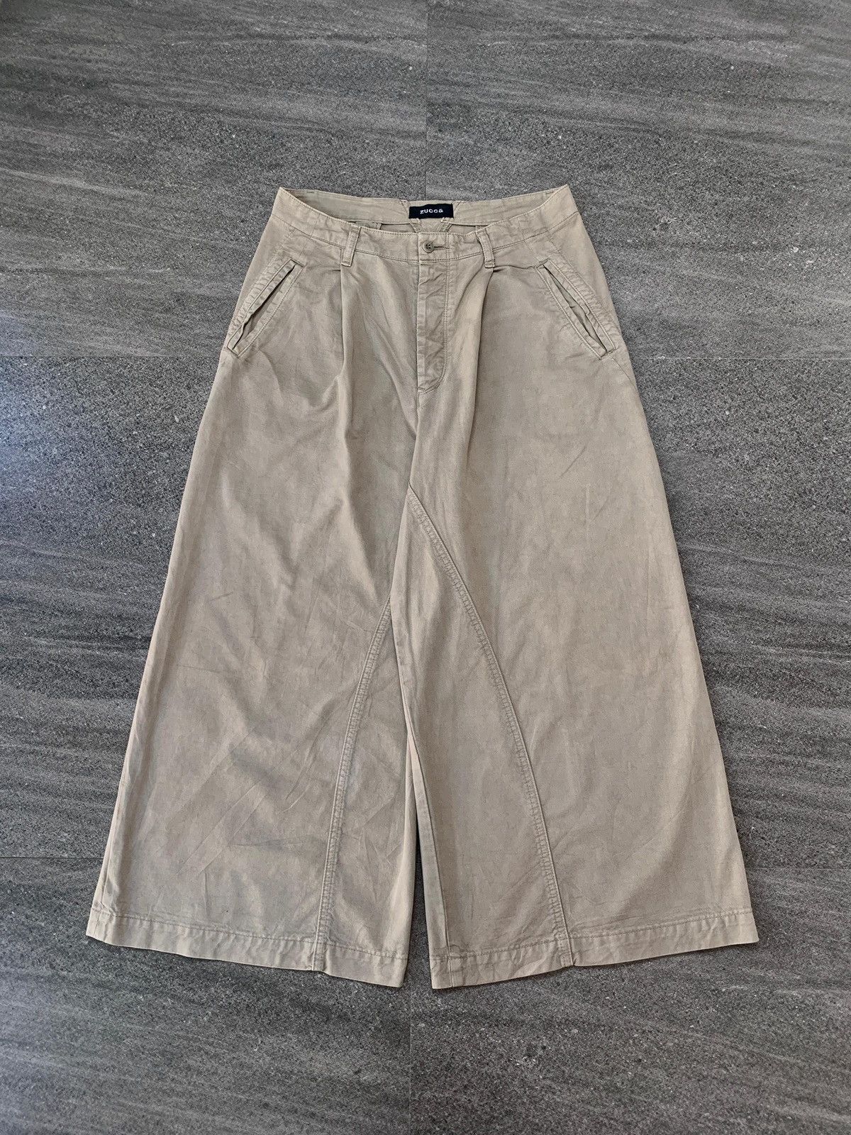 Zucca Zucca Buckle Back Wideleg Pants - 30” Size US 30 / EU 46 - 2 Thumbnail