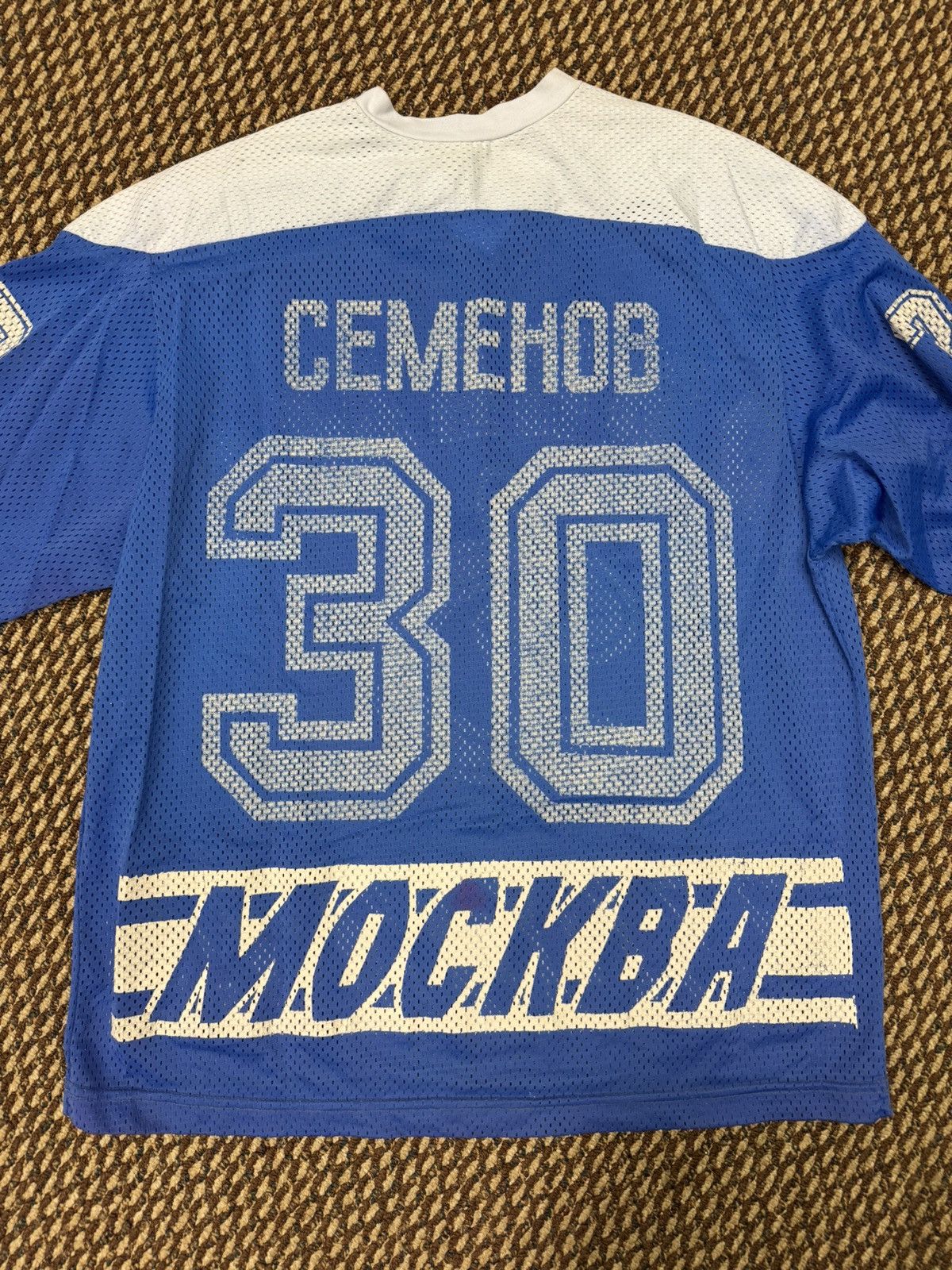 Vintage Vintage 80s Russian Hockey League Jersey Size US L / EU 52-54 / 3 - 3 Thumbnail