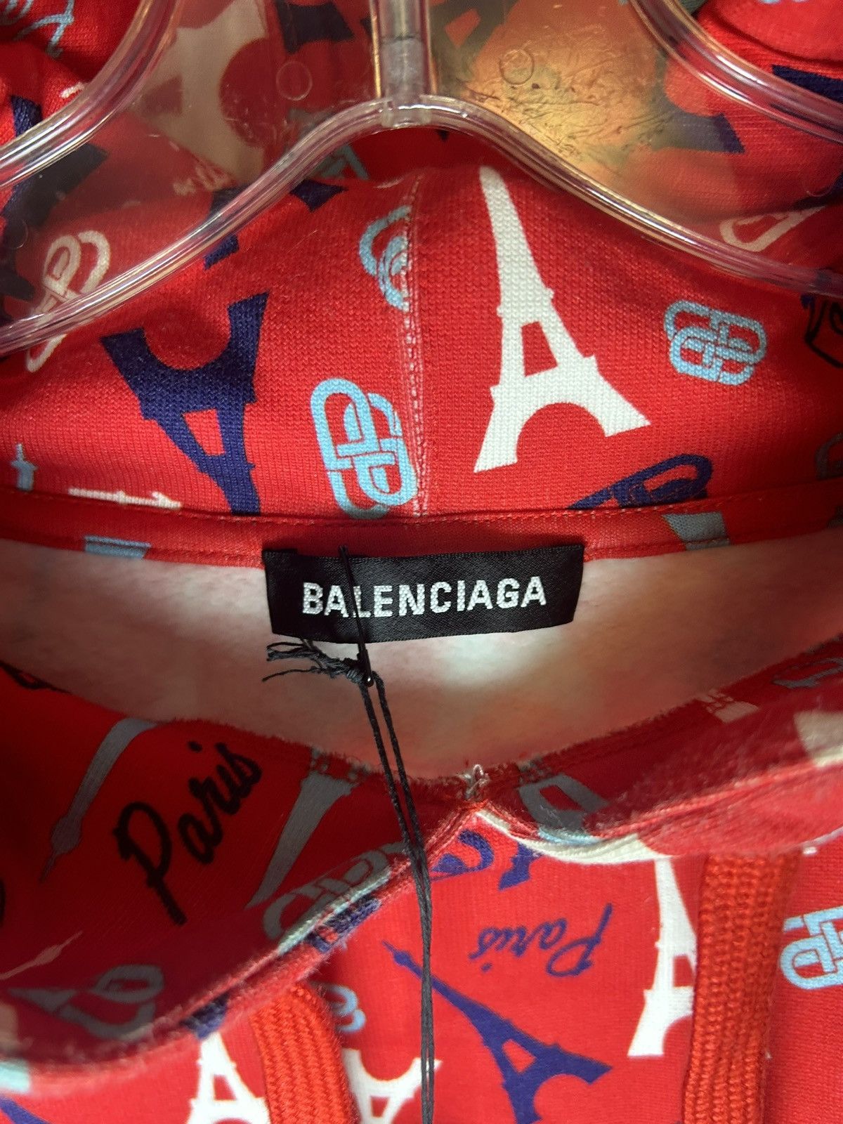Balenciaga × Designer Balenciaga Eiffel Tower BB logo oversized hoodie Size US XL / EU 56 / 4 - 3 Thumbnail