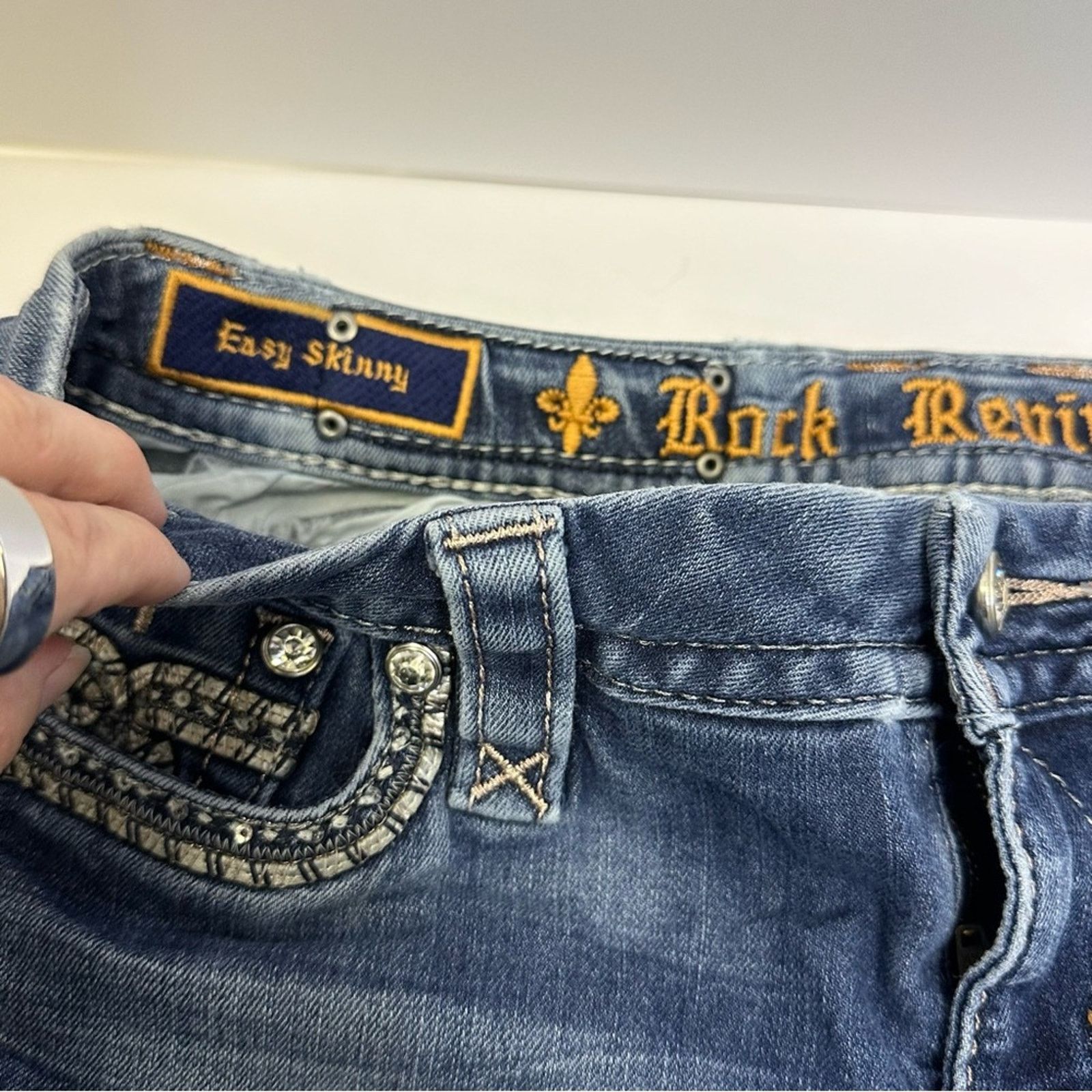 Rock Revival Rock Revival Sherry Easy Skinny Jeans Size 27 Size 27" / US 4 / IT 40 - 3 Thumbnail