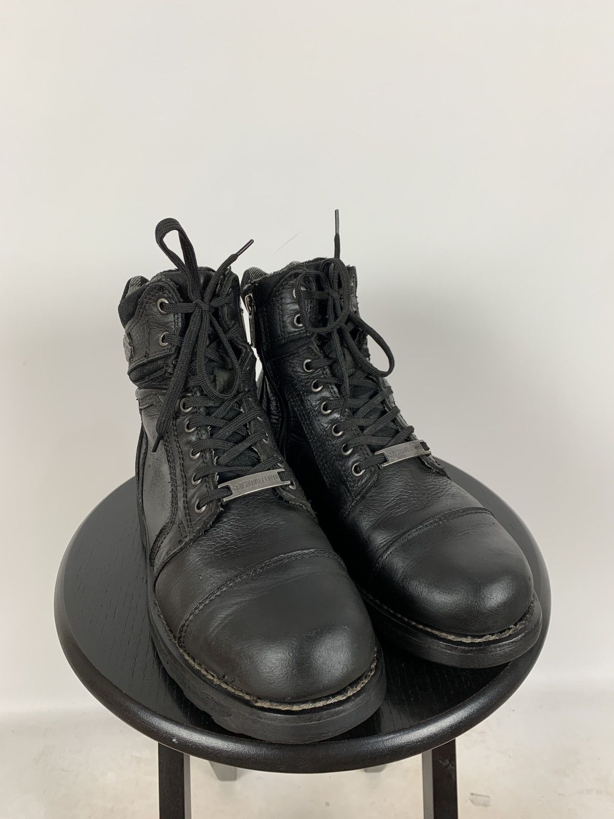 Harley Davidson Vintage Harley Davidson Black Leather Boots Size US 9 / EU 42 - 3 Thumbnail