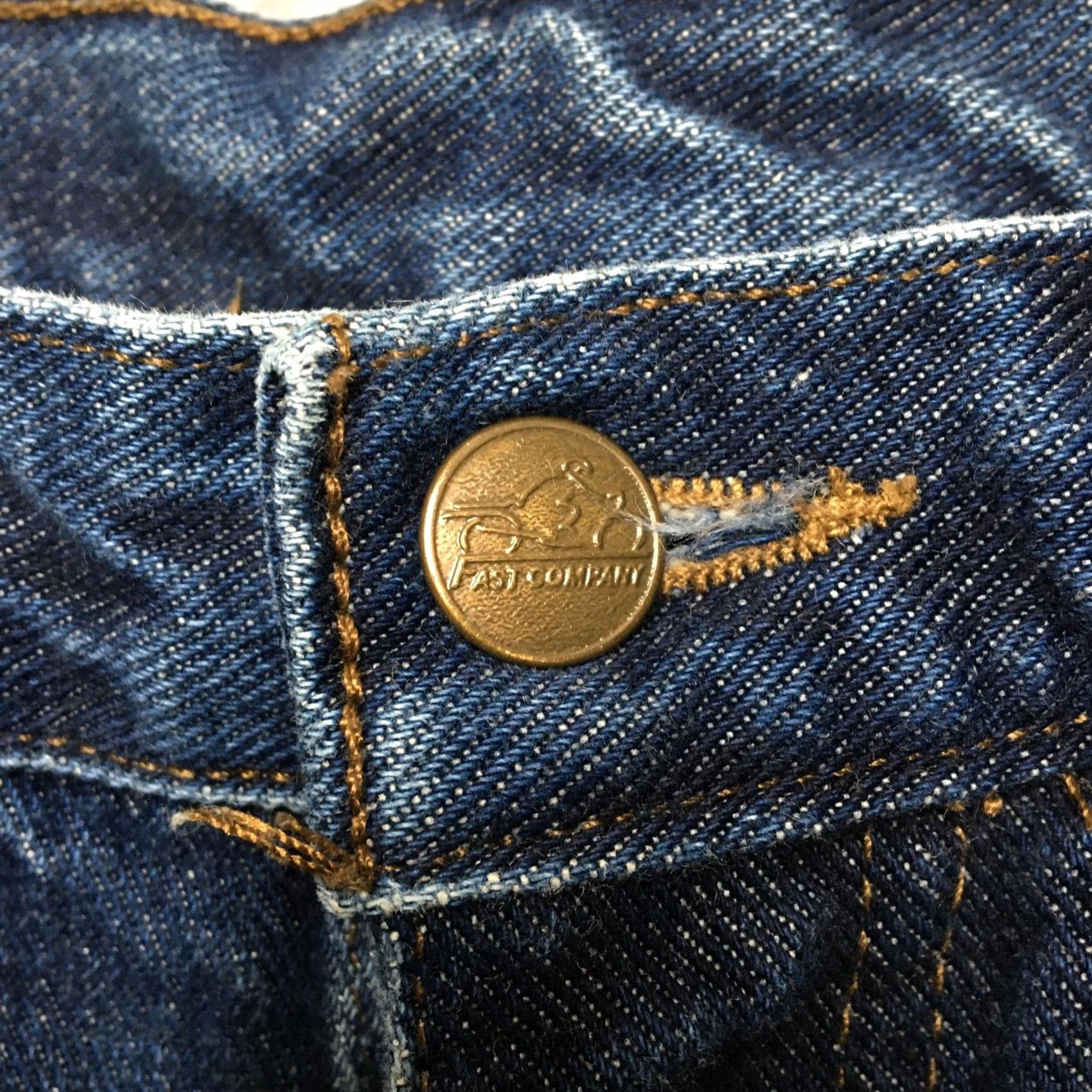 Denime VINTAGE Draggin Jeans Mens Jeans 32x33 Blue Reinforced Motorcycle Riding Denim 90s Mens Size US 32 / EU 48 - 5 Thumbnail