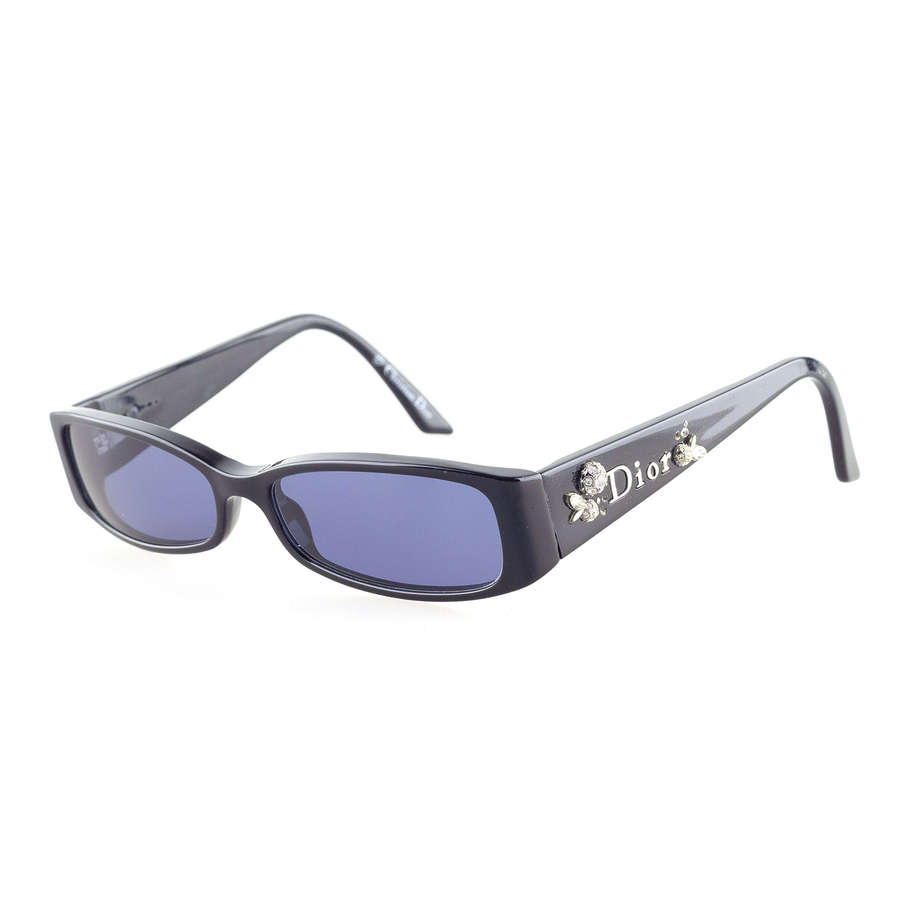 Dior Christian Dior Frame Vintage Black Sunglasses Size ONE SIZE - 1 Thumbnail