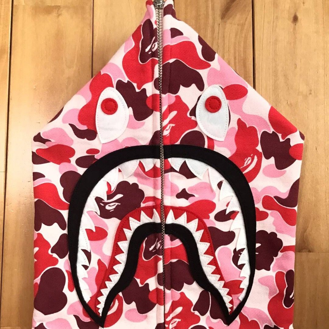 Bape 🔥Hiroshima Store Camo🔥 BAPE separate shark full zip hoodie Size US L / EU 52-54 / 3 - 4 Thumbnail