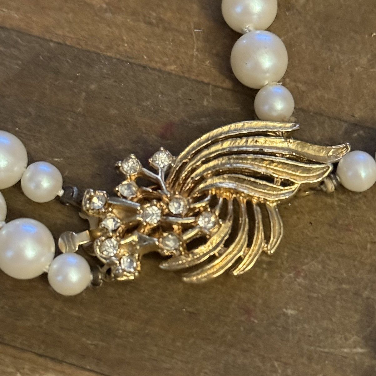 Vintage Vintage doubled layered strand white pearl necklace Size ONE SIZE - 3 Thumbnail