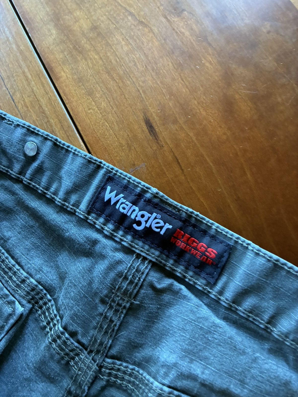 Wrangler Vintage faded Riggs double knee carpenter pants Size US 36 / EU 52 - 6 Thumbnail