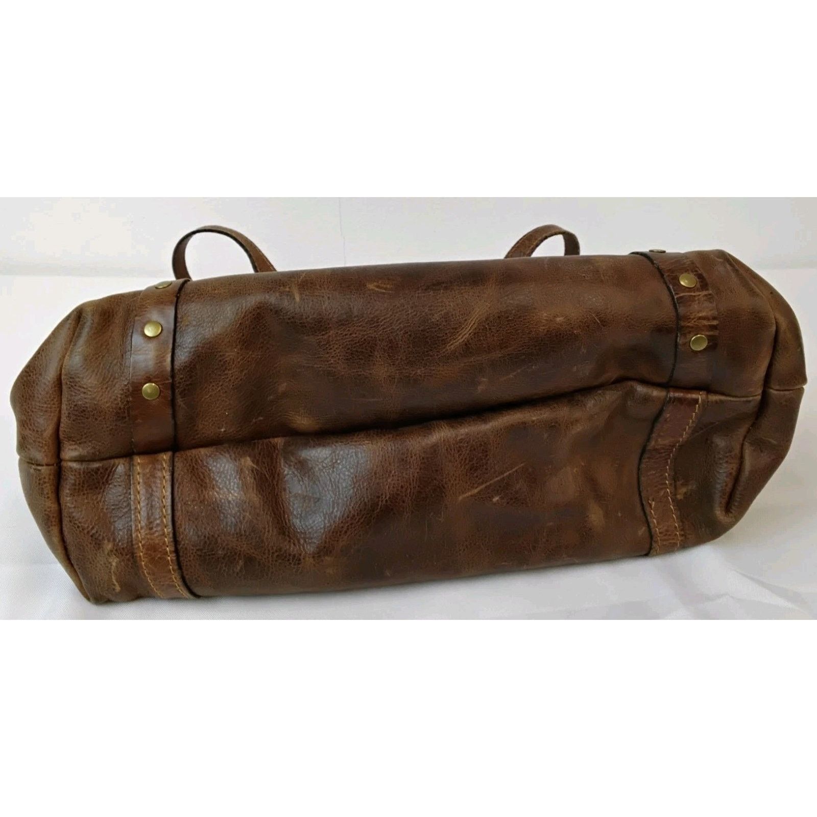 Patricia Nash Patricia Nash Leather Tote Bag Brown Purse Brass Hardware Size ONE SIZE - 10 Thumbnail