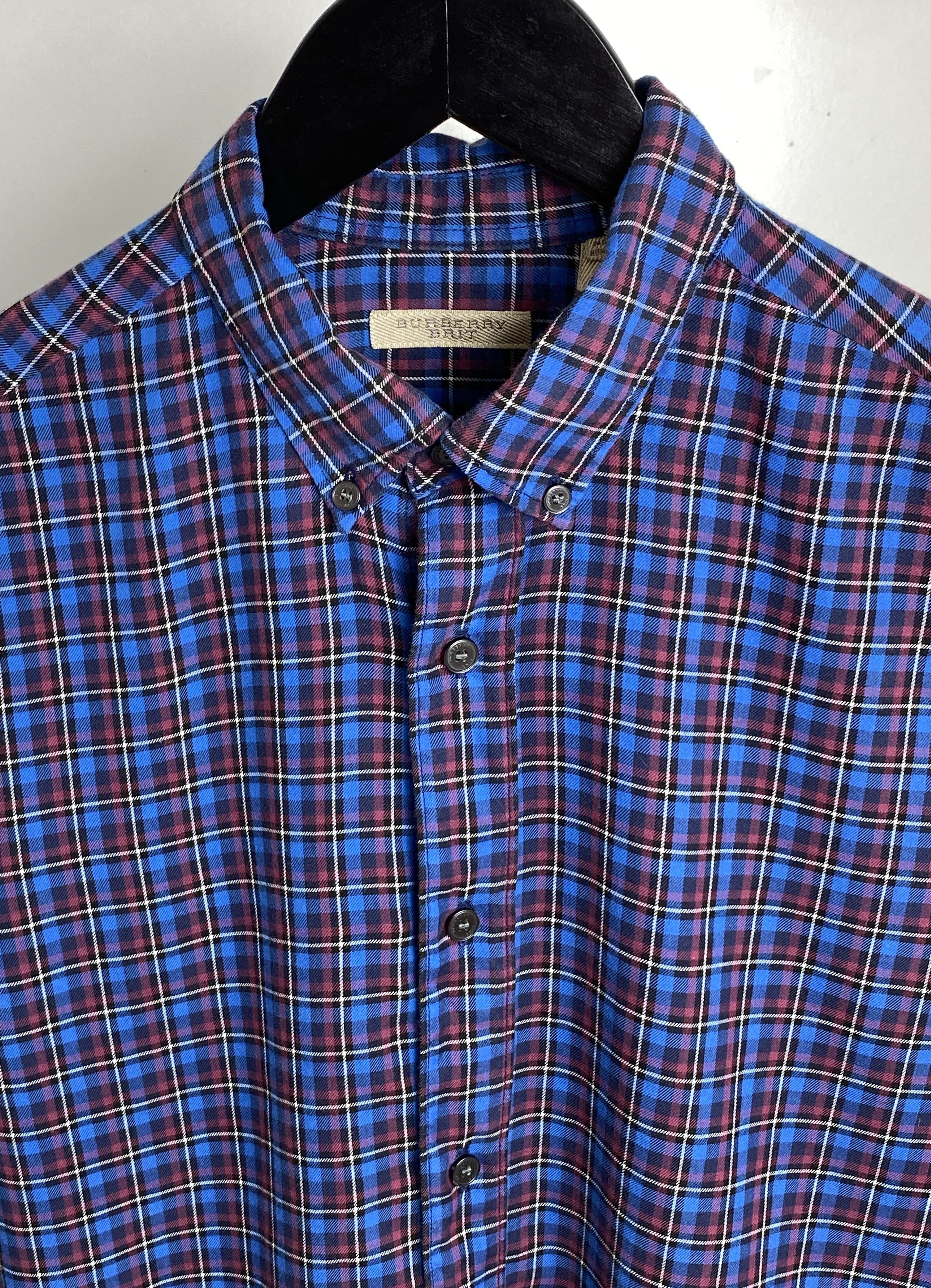 Burberry Burberry Britt Checkered Vintage Tab Logo Shirt Size US S / EU 44-46 / 1 - 3 Thumbnail