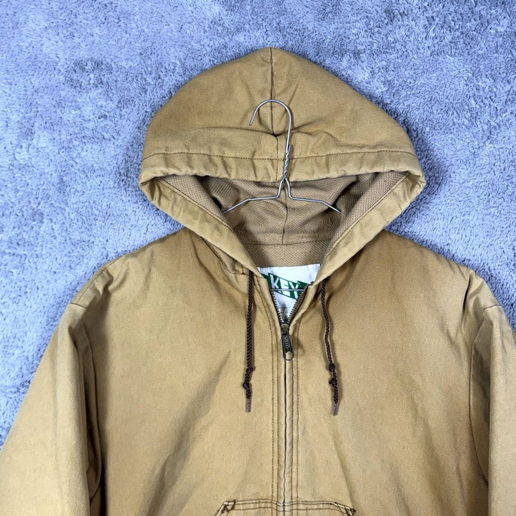 Imperial VINTAGE Key Imperial Jacket Mens M USA Made Detroit Workwear Utility Brown Bomber Jacket Size US M / EU 48-50 / 2 - 4 Thumbnail