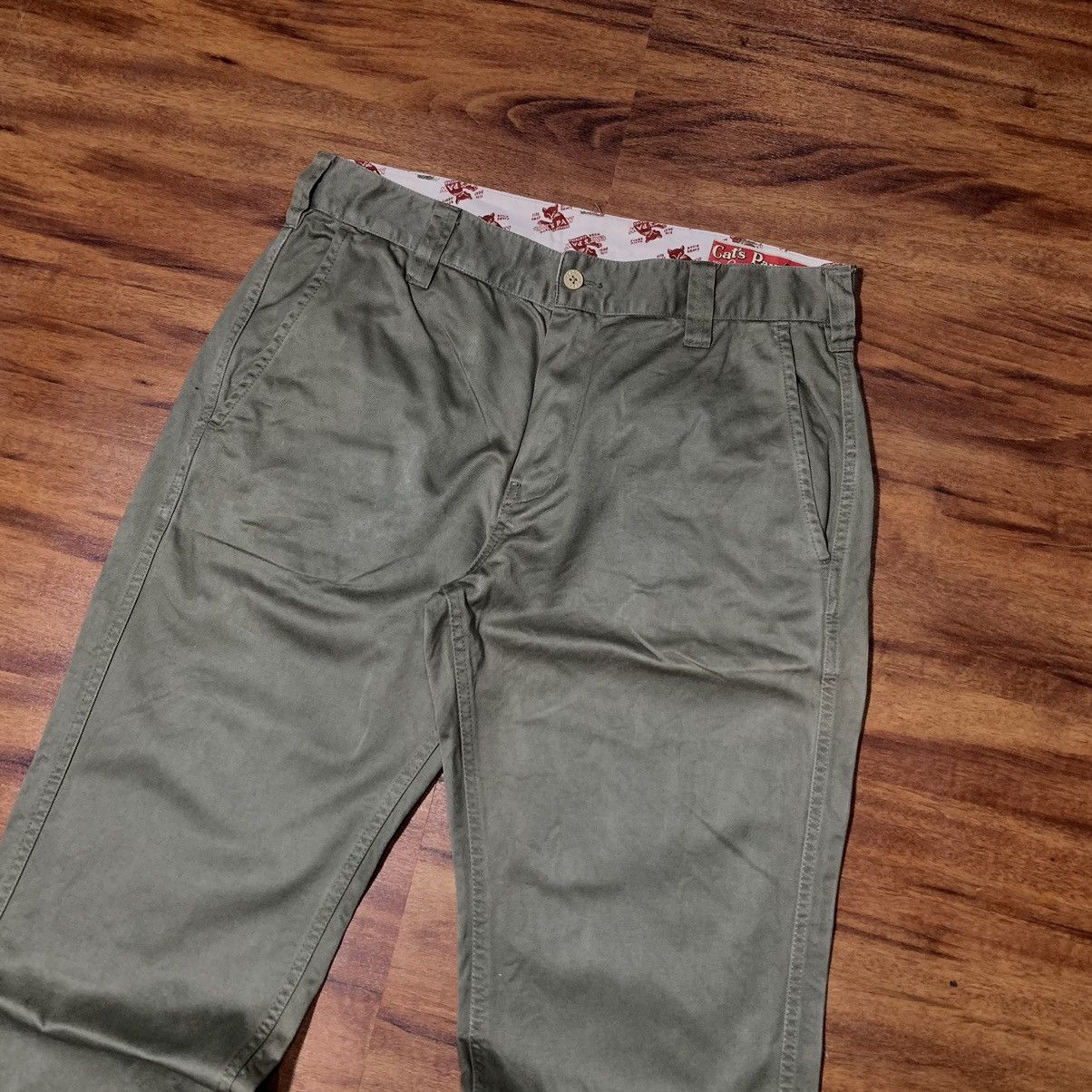 Japanese Brand × Toyo Enterprises Cat's Paw by Toyo Enterprise Olive Green Pant 🙌🏼 Size US 34 / EU 50 - 5 Thumbnail