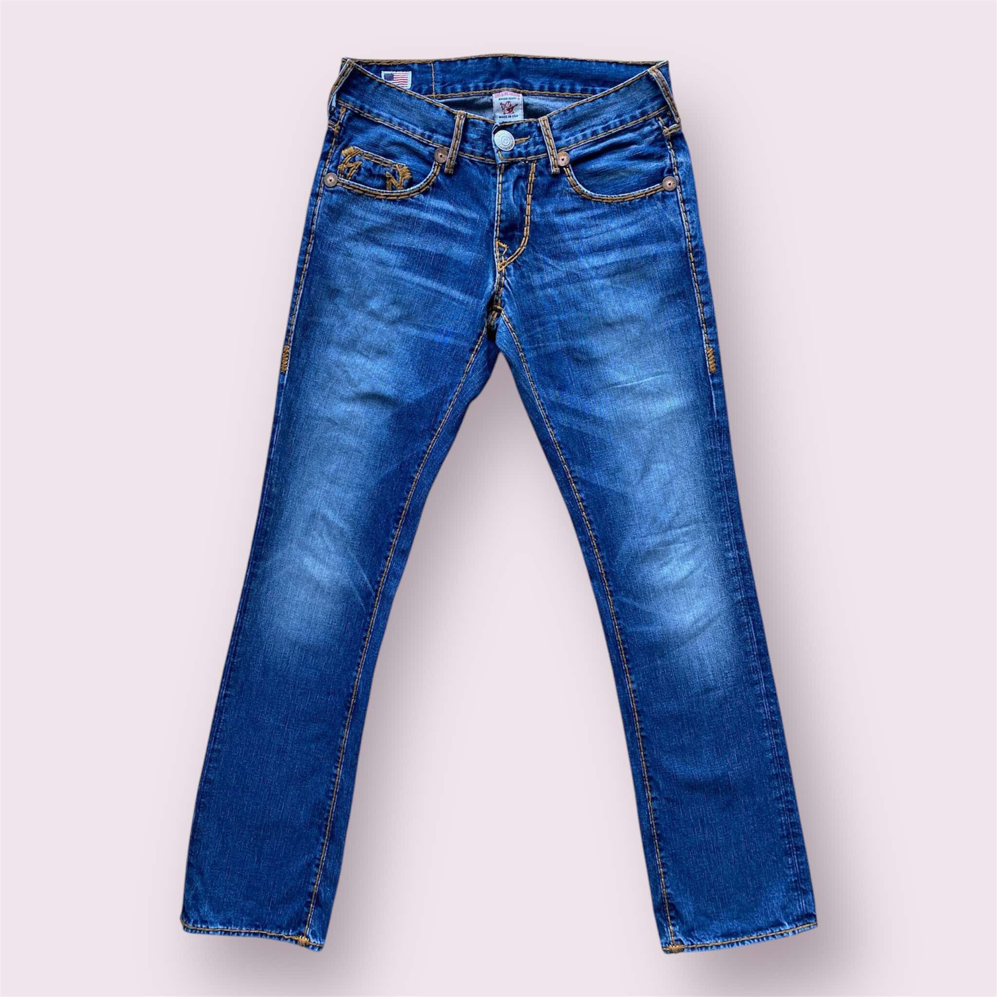 True Religion True Religion Denim Bobby Super T Orange Stitch Size US 29 - 2 Thumbnail
