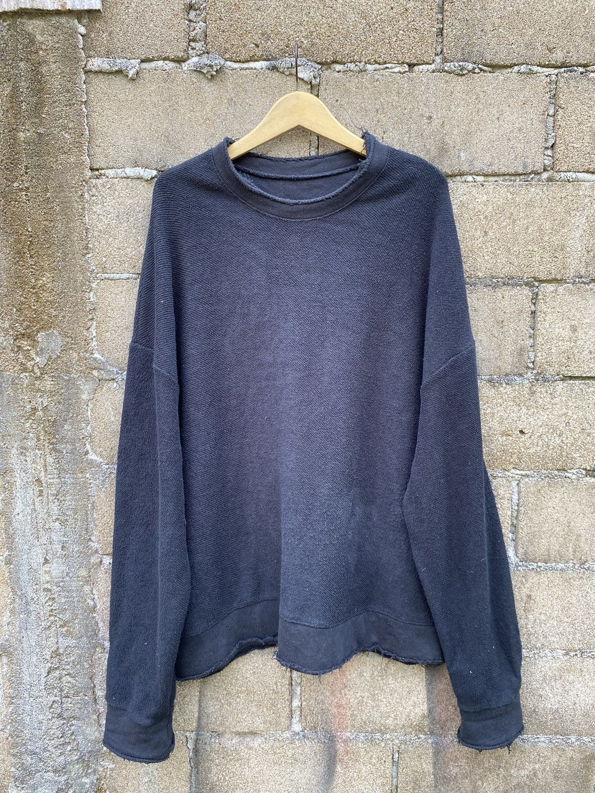 Hysteric Glamour × If Six Was Nine × Japanese Brand Vintage Glamour distressed blank oversize sweatshirts Size US XL / EU 56 / 4 - 1 Thumbnail