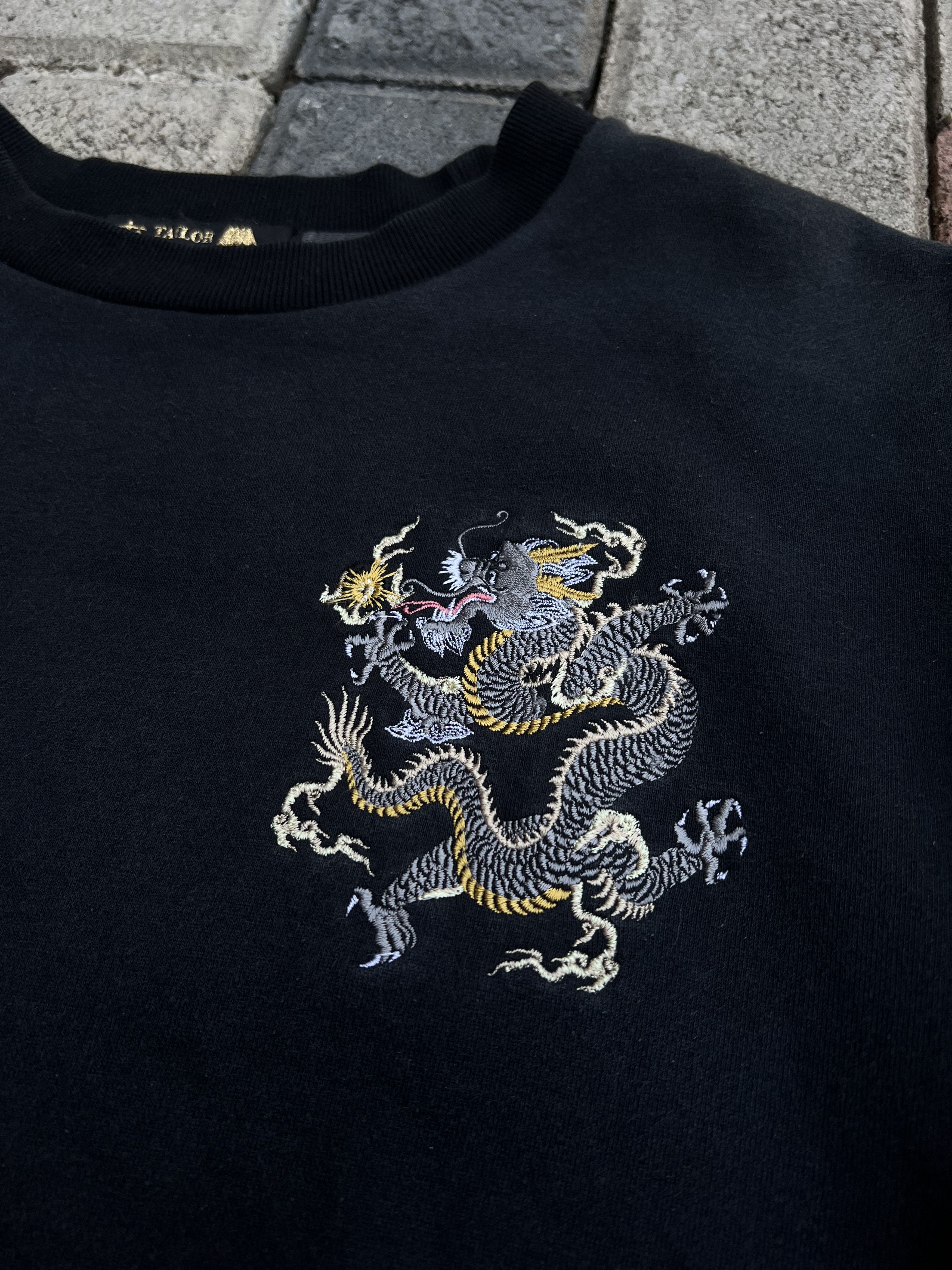 Japanese Brand 2000s Sukajan Toyo Dragon Embroidery Crewneck y2k Ifsix Size US M / EU 48-50 / 2 - 5 Thumbnail