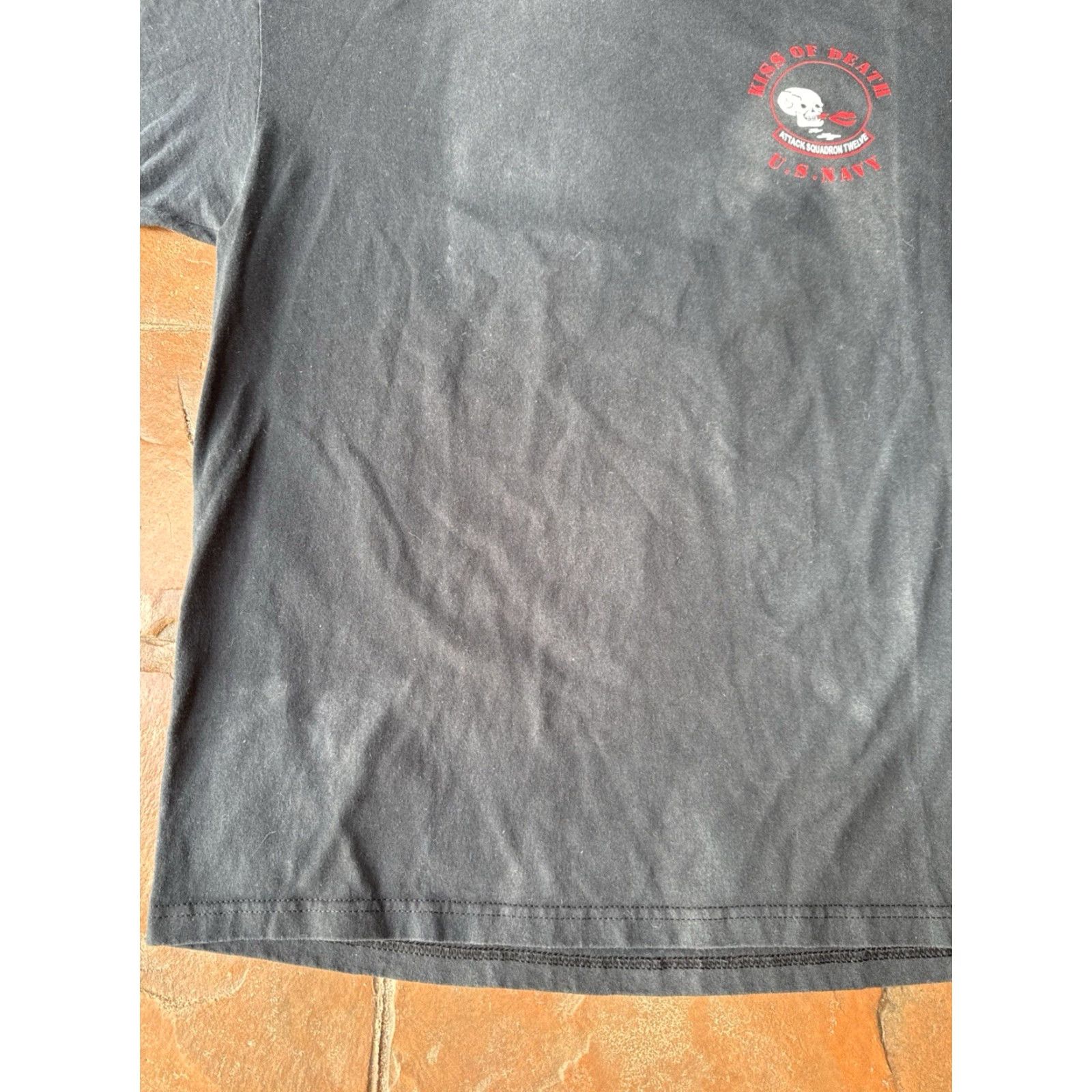Fruit Of The Loom VINTAGE U.S. Navy's Attack Squadron 12 T-Shirt XL Military Plane USA Size US XL / EU 56 / 4 - 4 Thumbnail